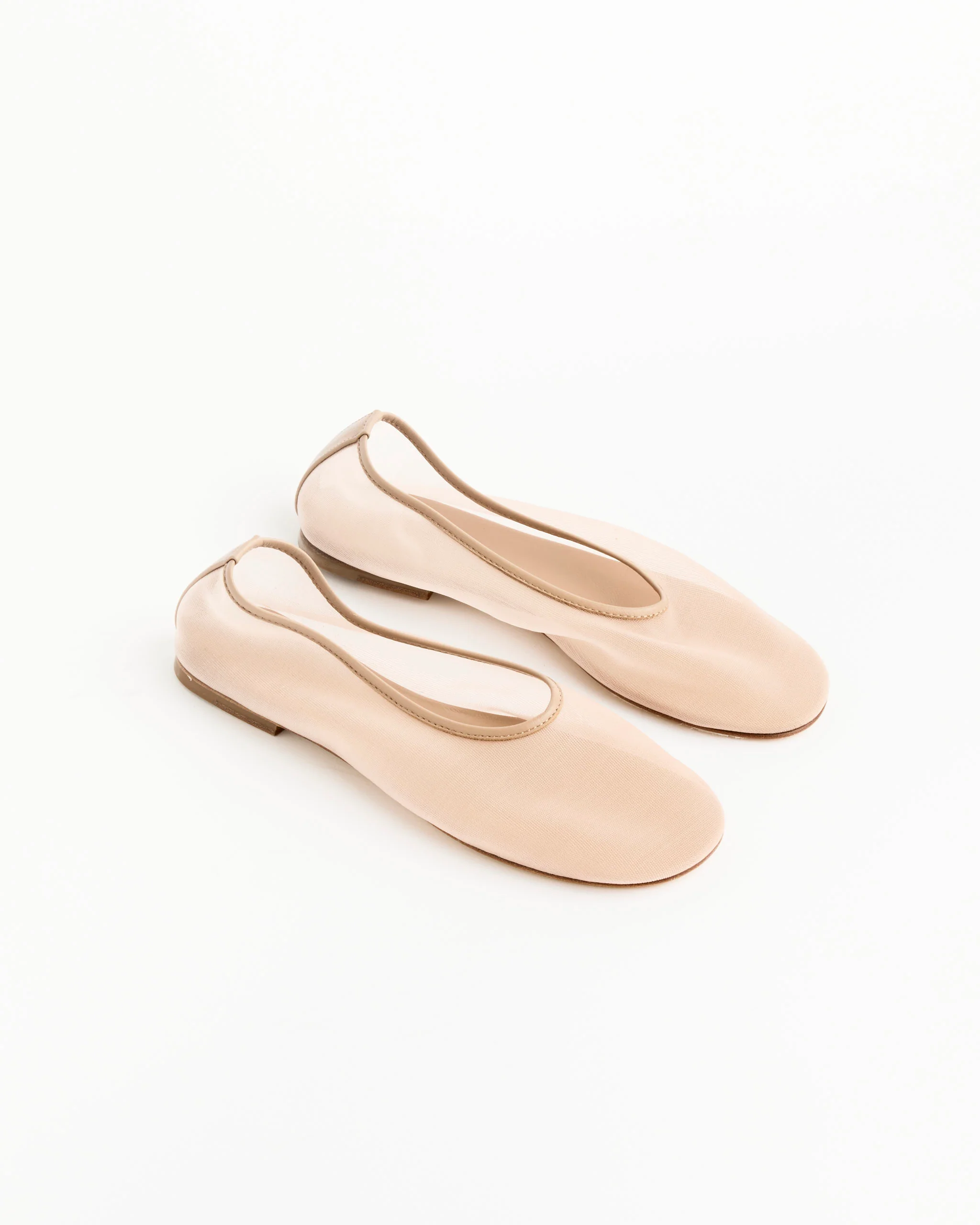 Balla Mesh Flat in Nude - Image 2