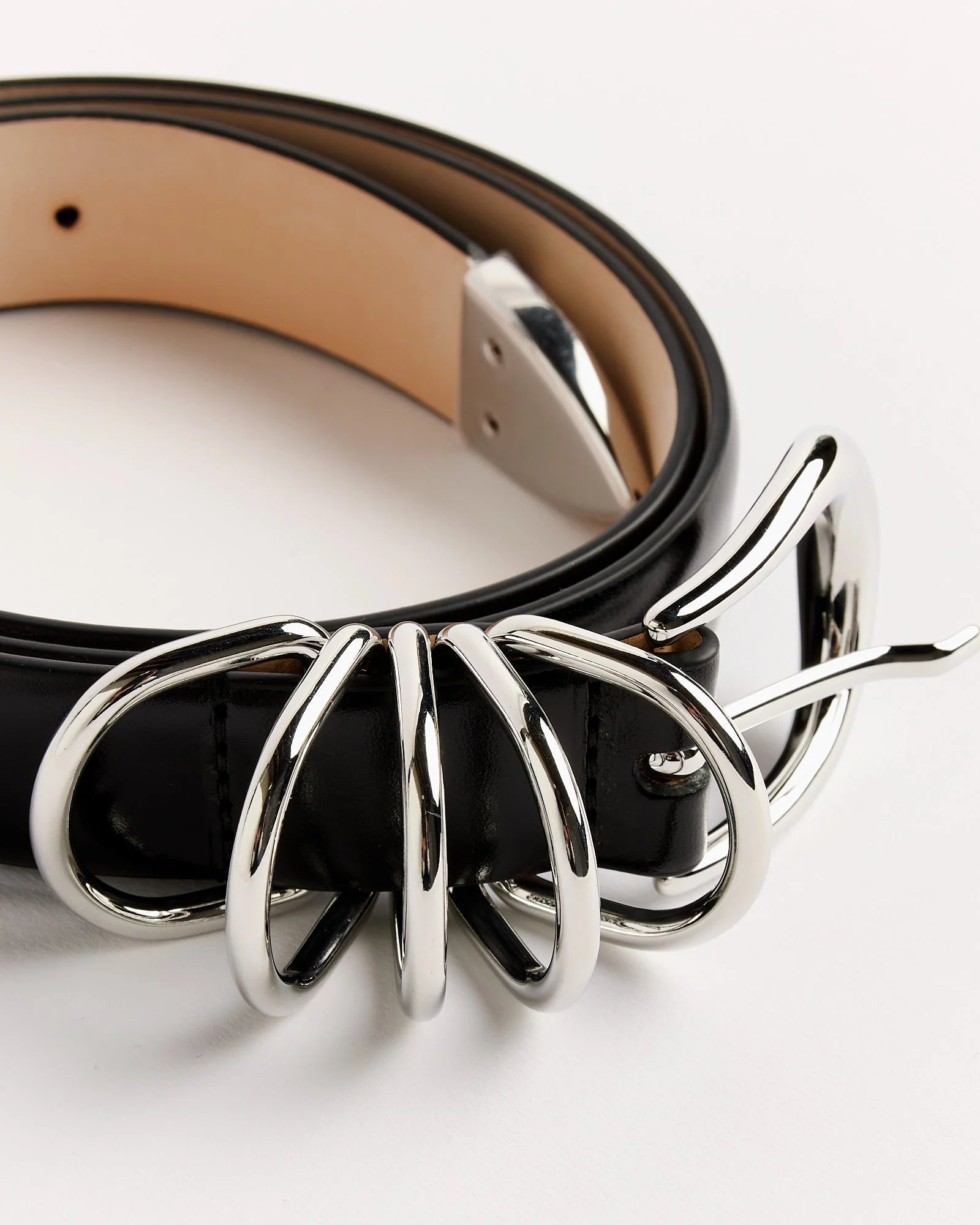 Hollyhock Belt in Black/Silver - Image 2