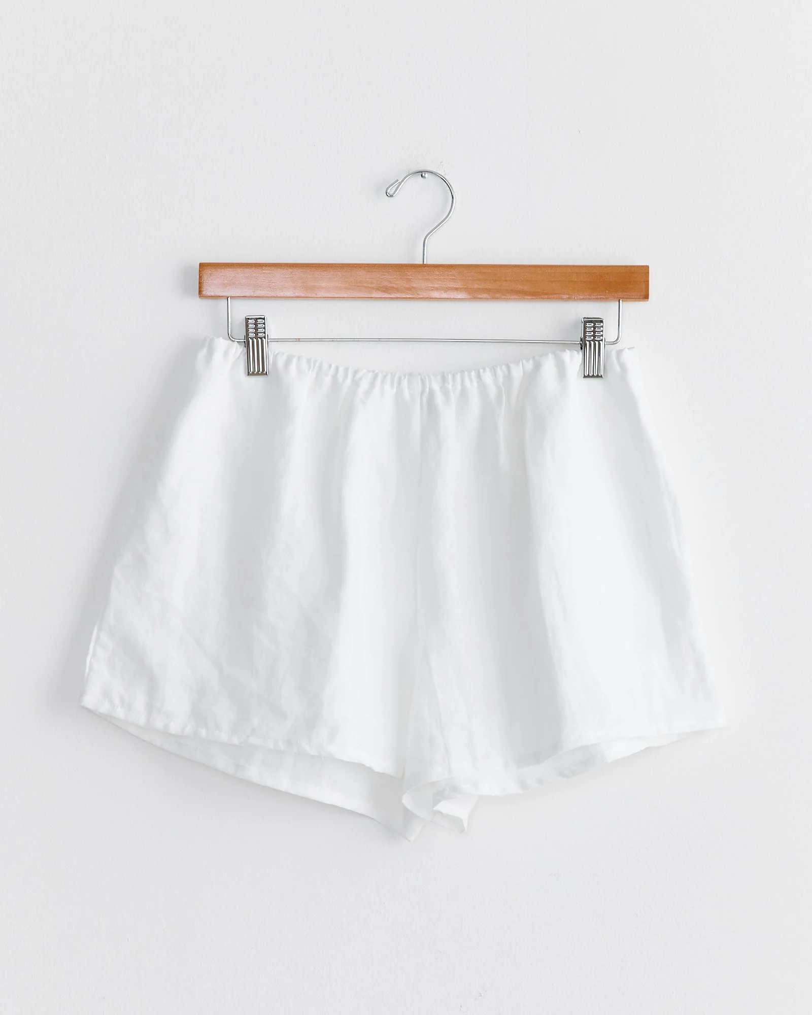 Gathered Linen Set in White - Image 2