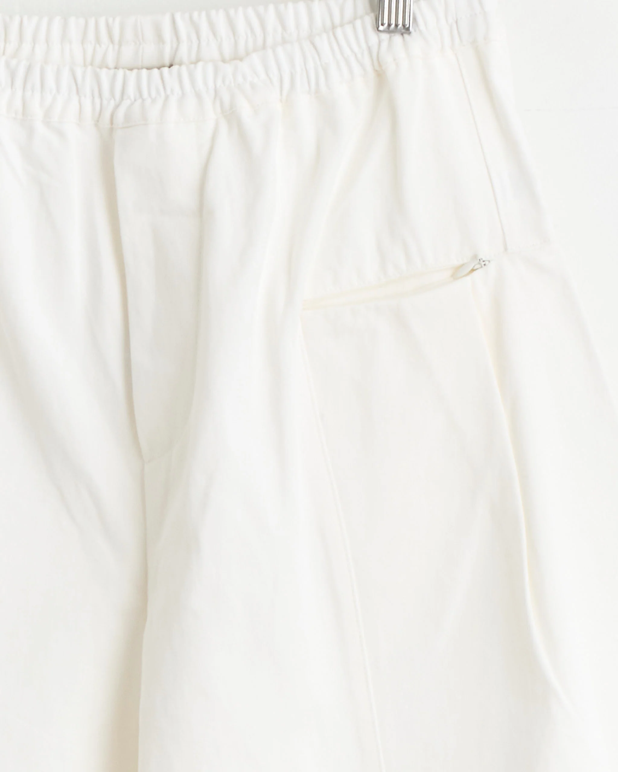 Pleat Pant in White - Image 3