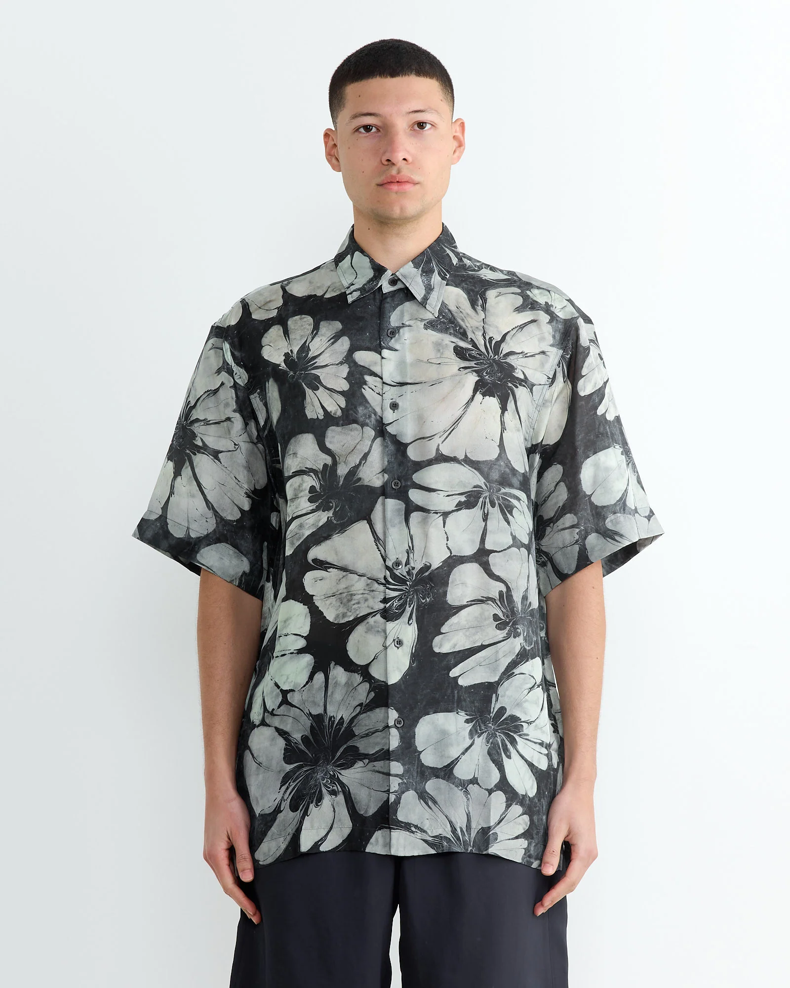 Printed Shirt in Green