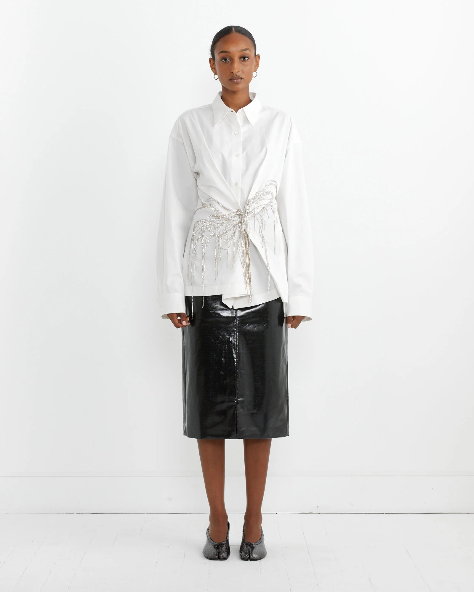 Embellished Cotton Shirt - Image 2