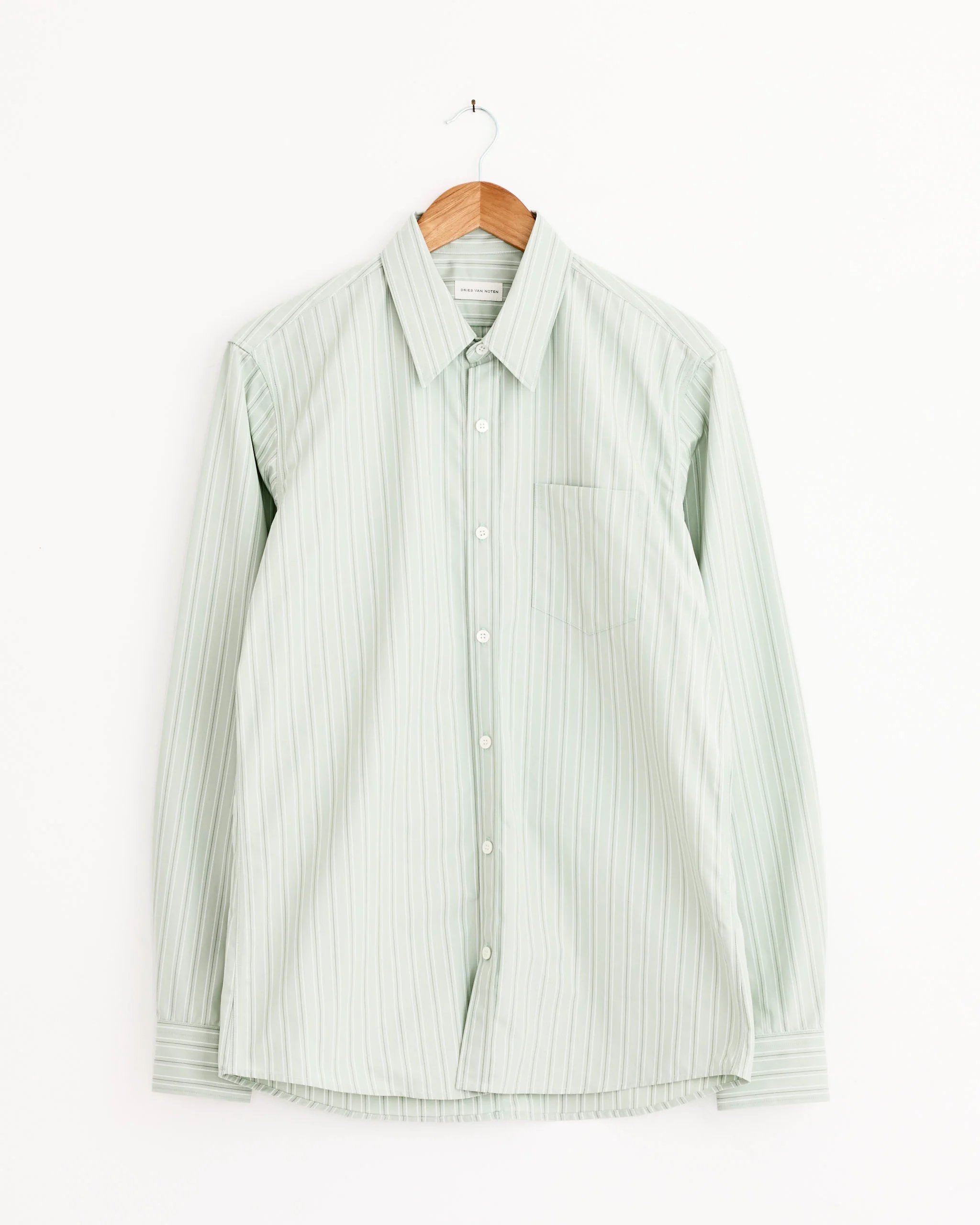 Cotton Shirt in Pistache