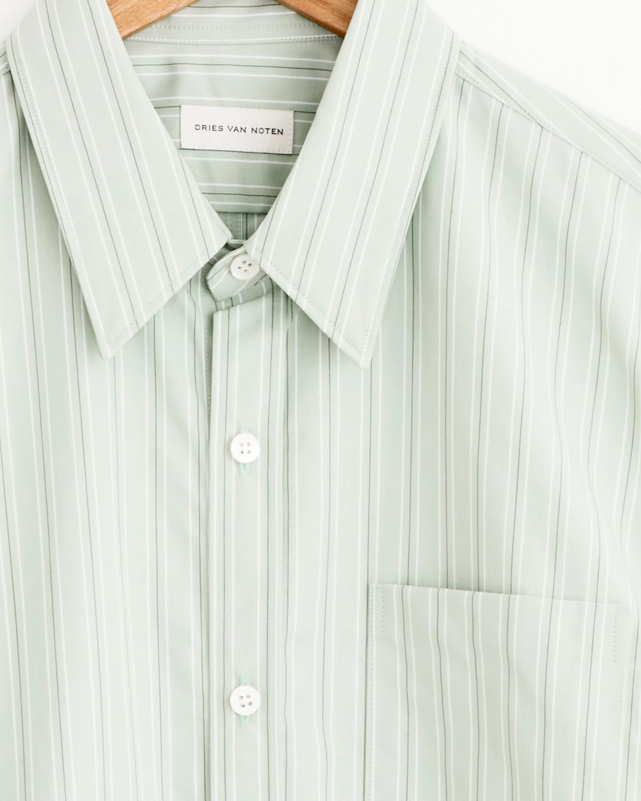 Cotton Shirt in Pistache - Image 2