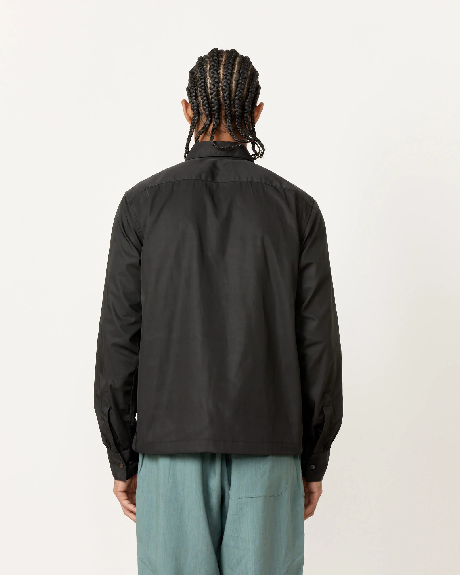 Zip Shirt in Black - Image 5