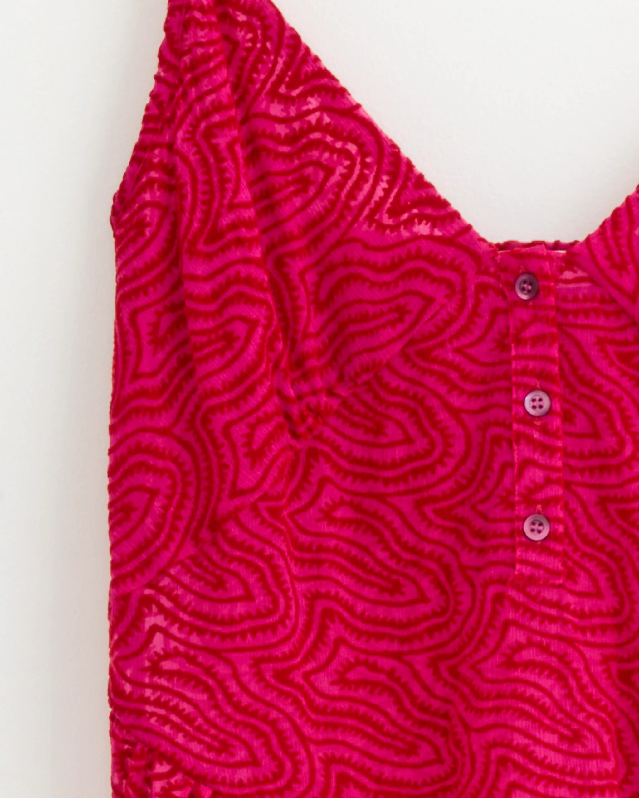 Slip Dress in Fuchsia - Image 2