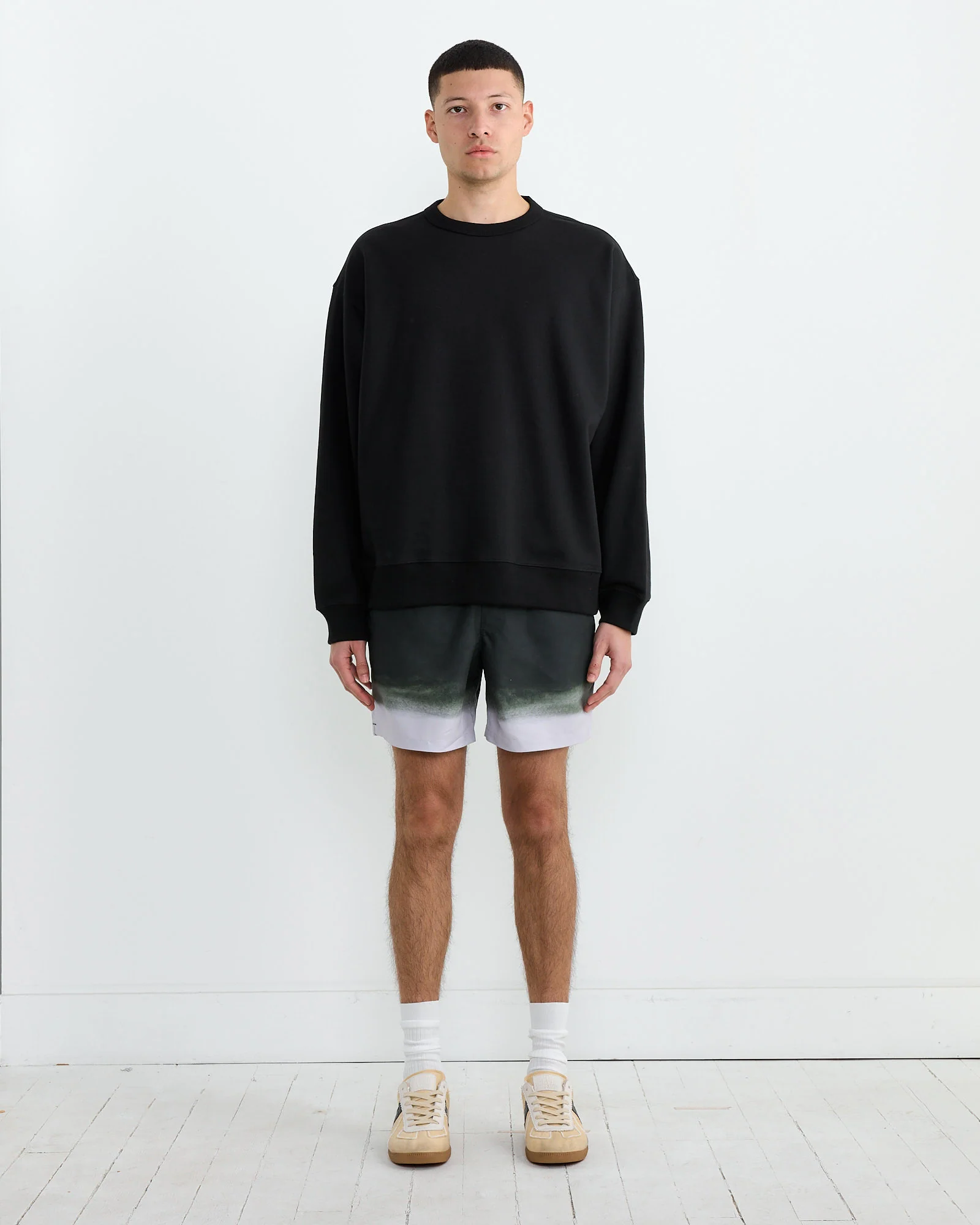 Crewneck Sweater in Black - Image 2