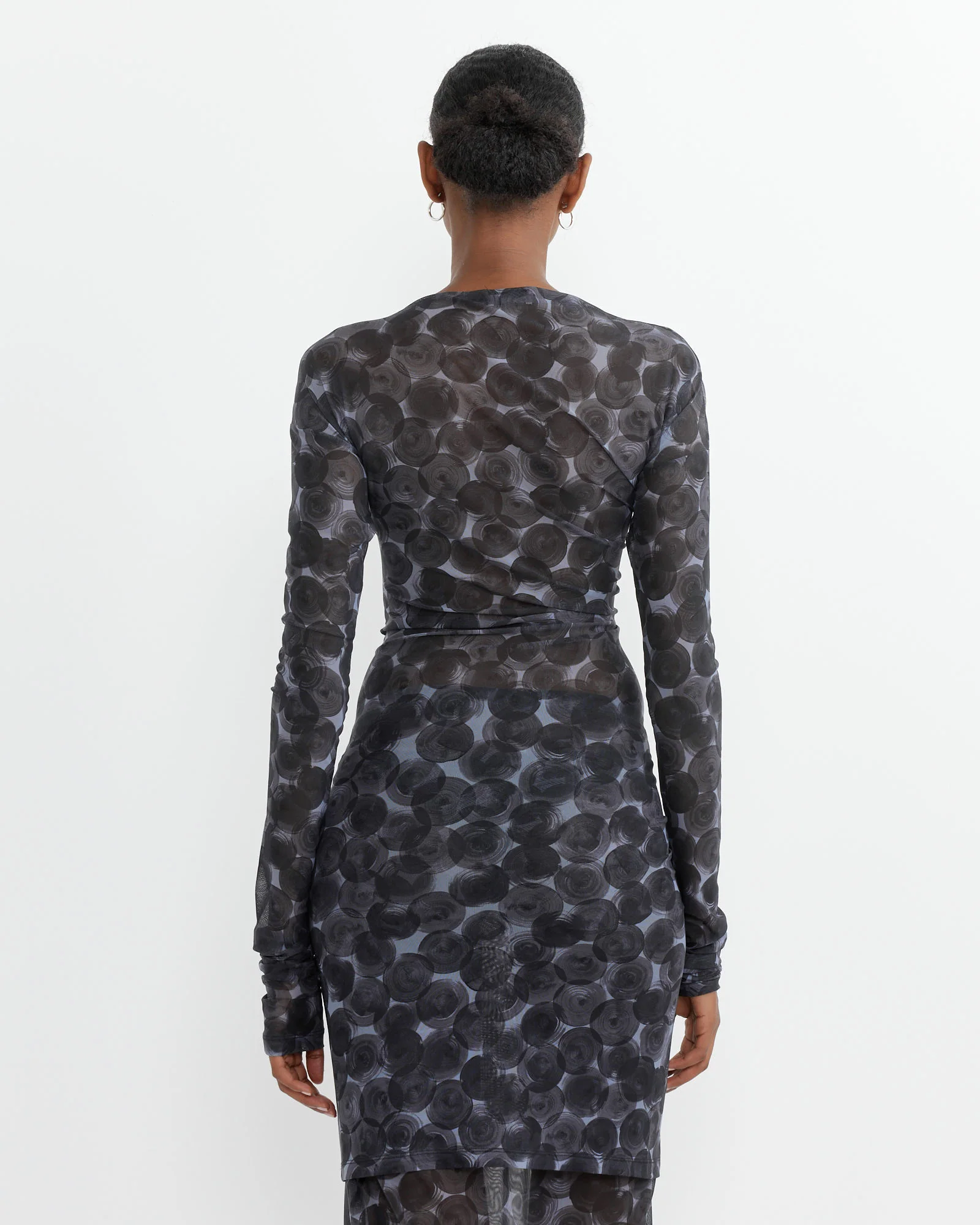 Printed Top in Mauve - Image 4