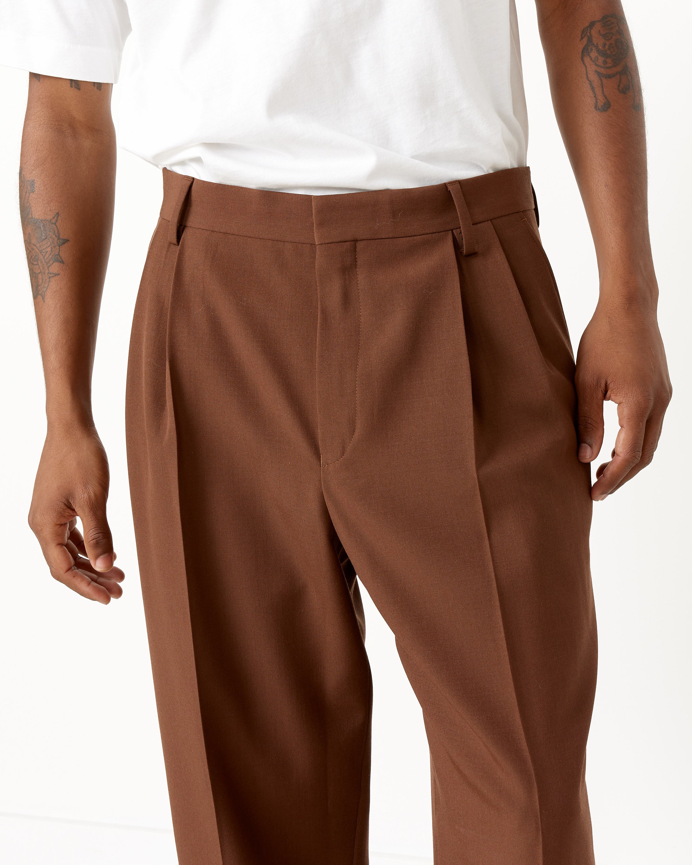 Double-Pleated Suiting Pant - Image 2