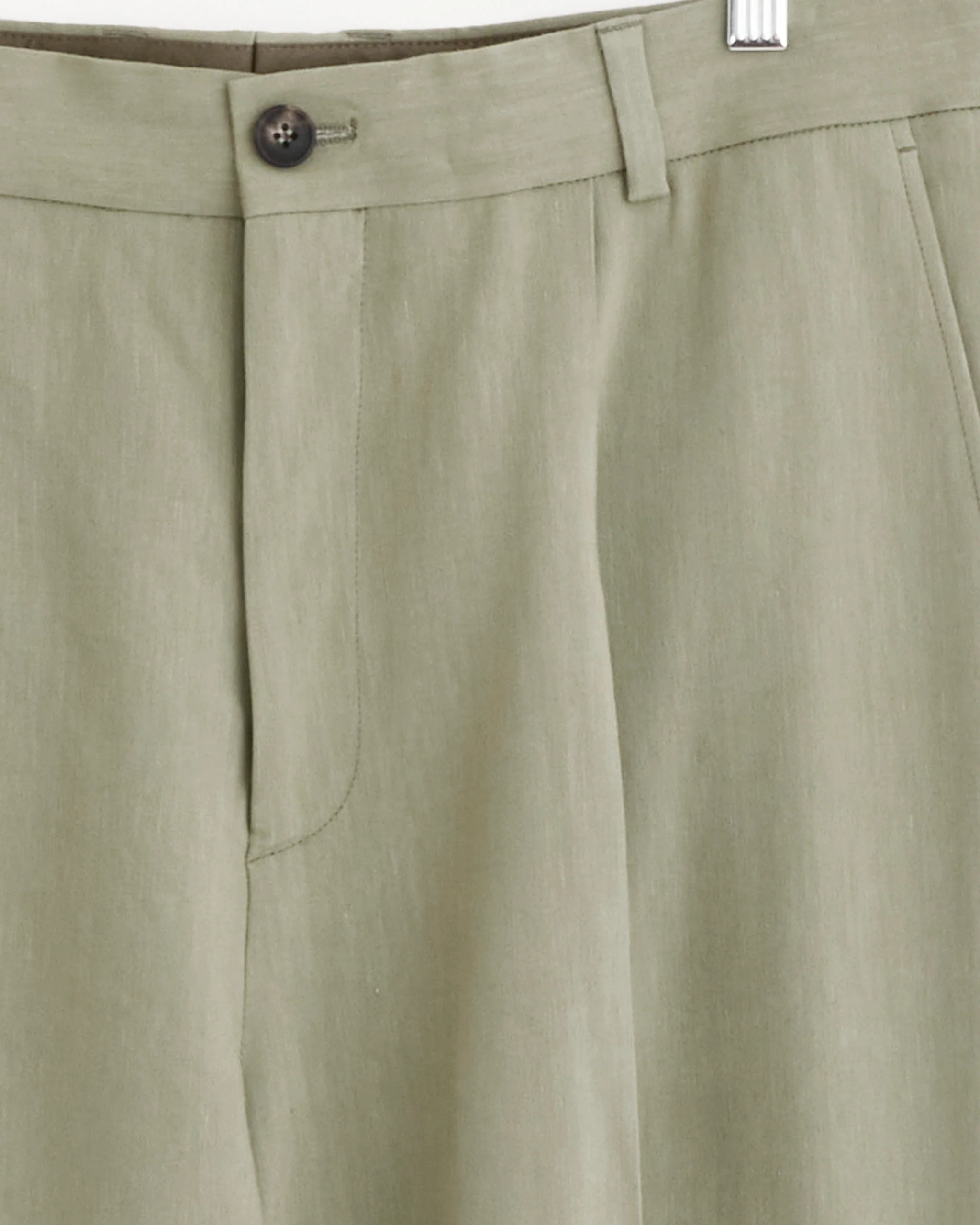 Pleated Pant in Pistache - Image 2