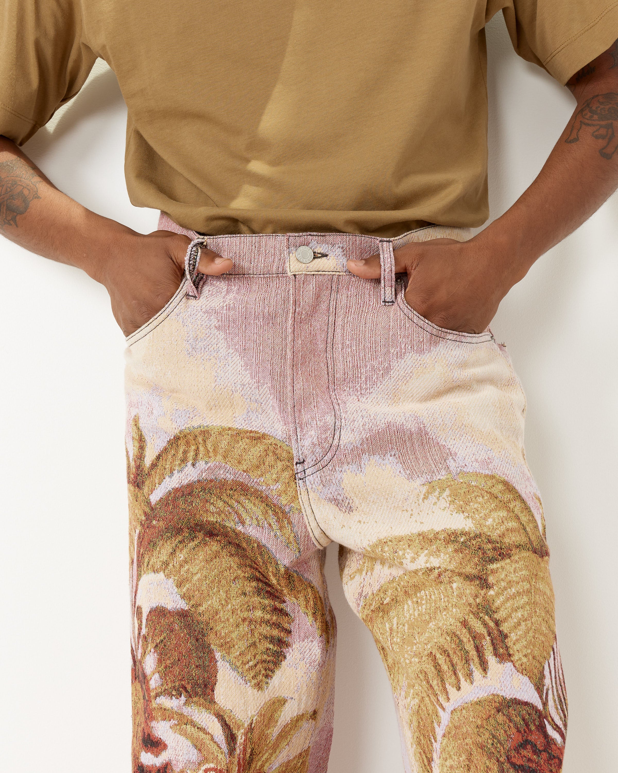 Cotton Jacquard Pant - Image 2