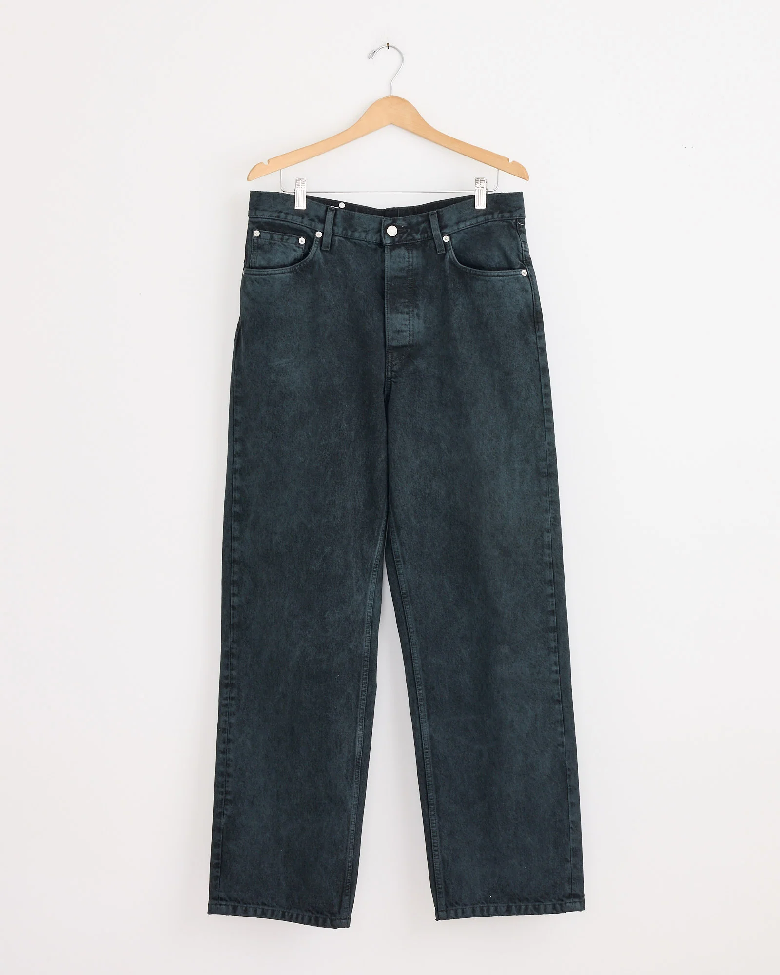 Loose Fit Jeans in Petrol