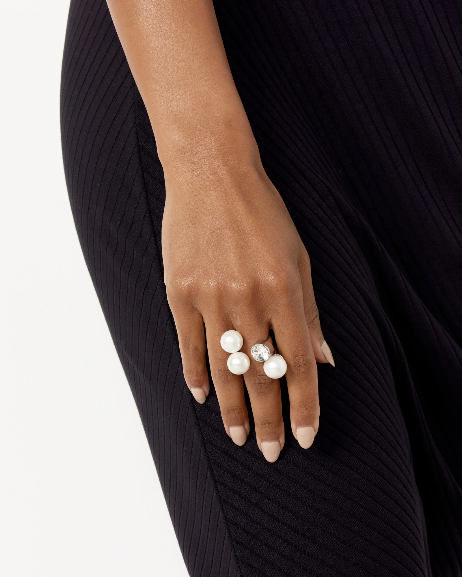 Set of Jewel Rings in Silver - Image 2
