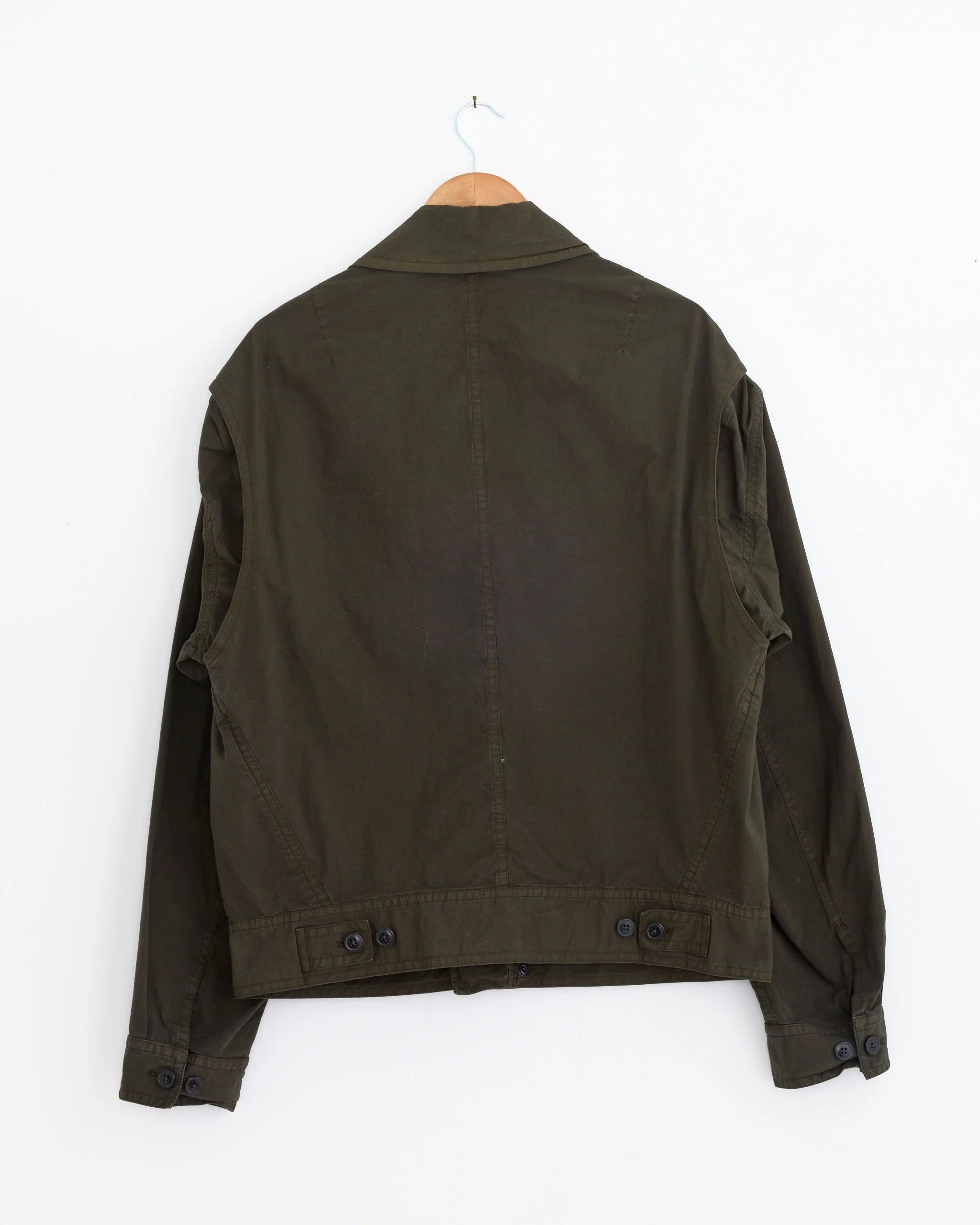 Cotton Jacket in Khaki - Image 3