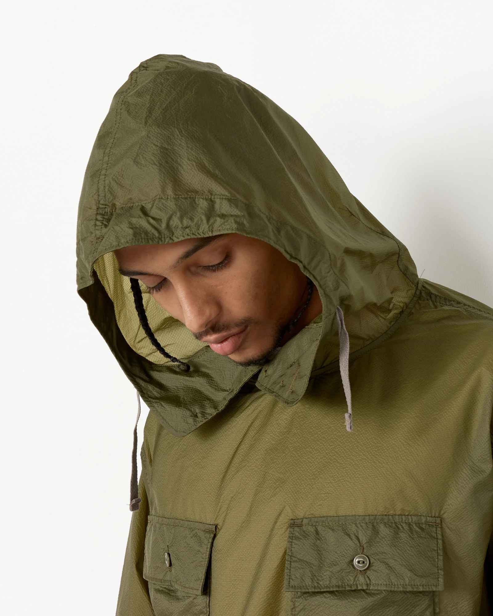 Cagoule Shirt in Olive - Image 5