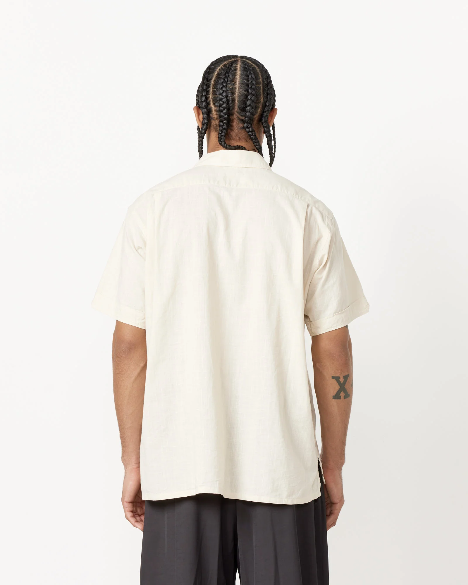 Handkerchief Camp Shirt in Beige - Image 6