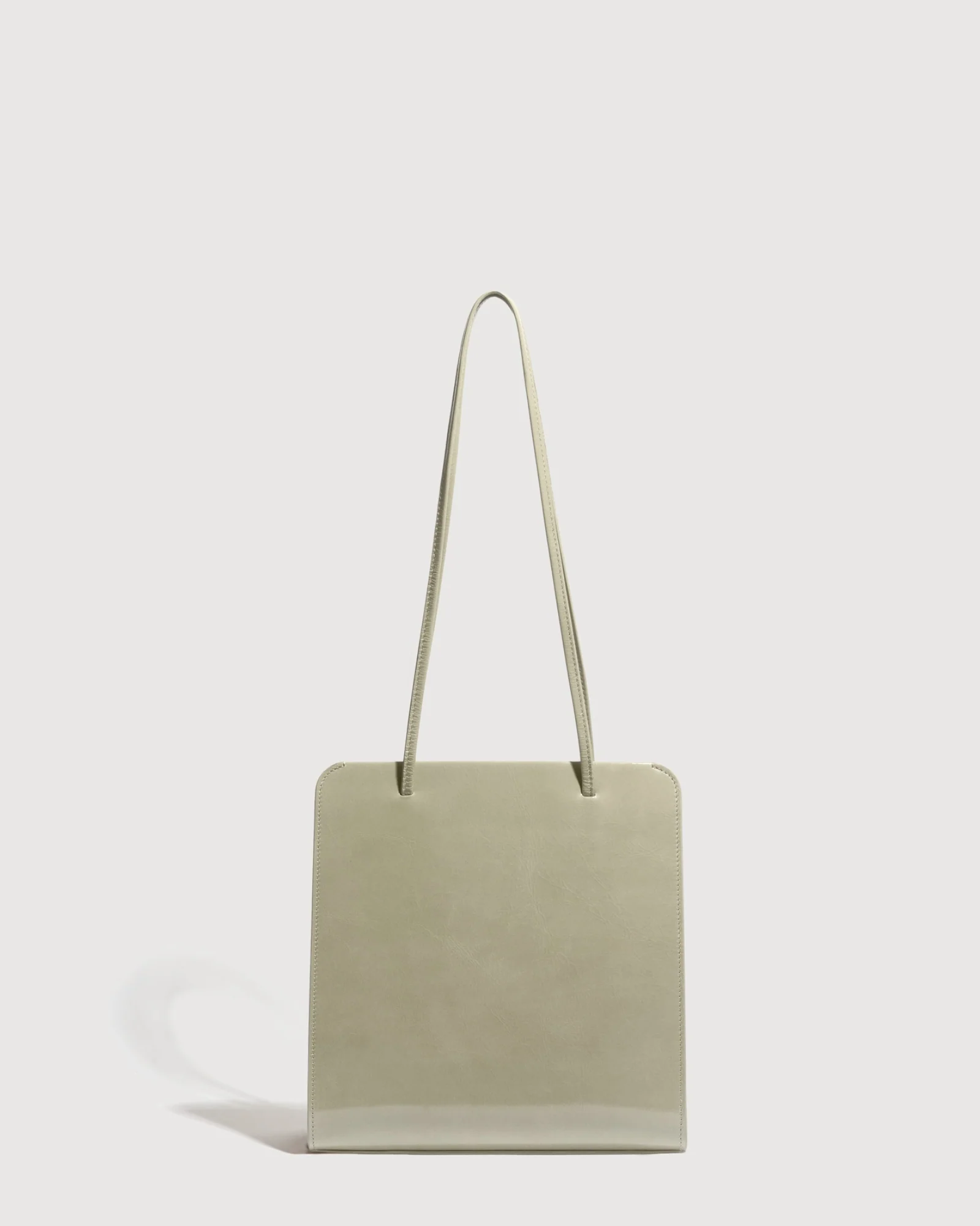 Lisse Bag in Oyster Glossy Wrinkled