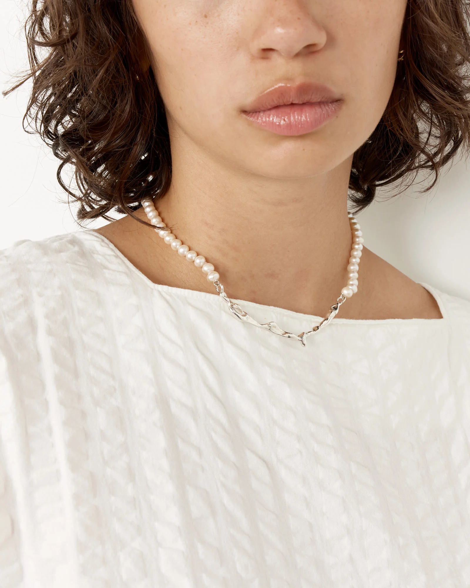 Drip Perla Collar in Sterling Silver - Image 2