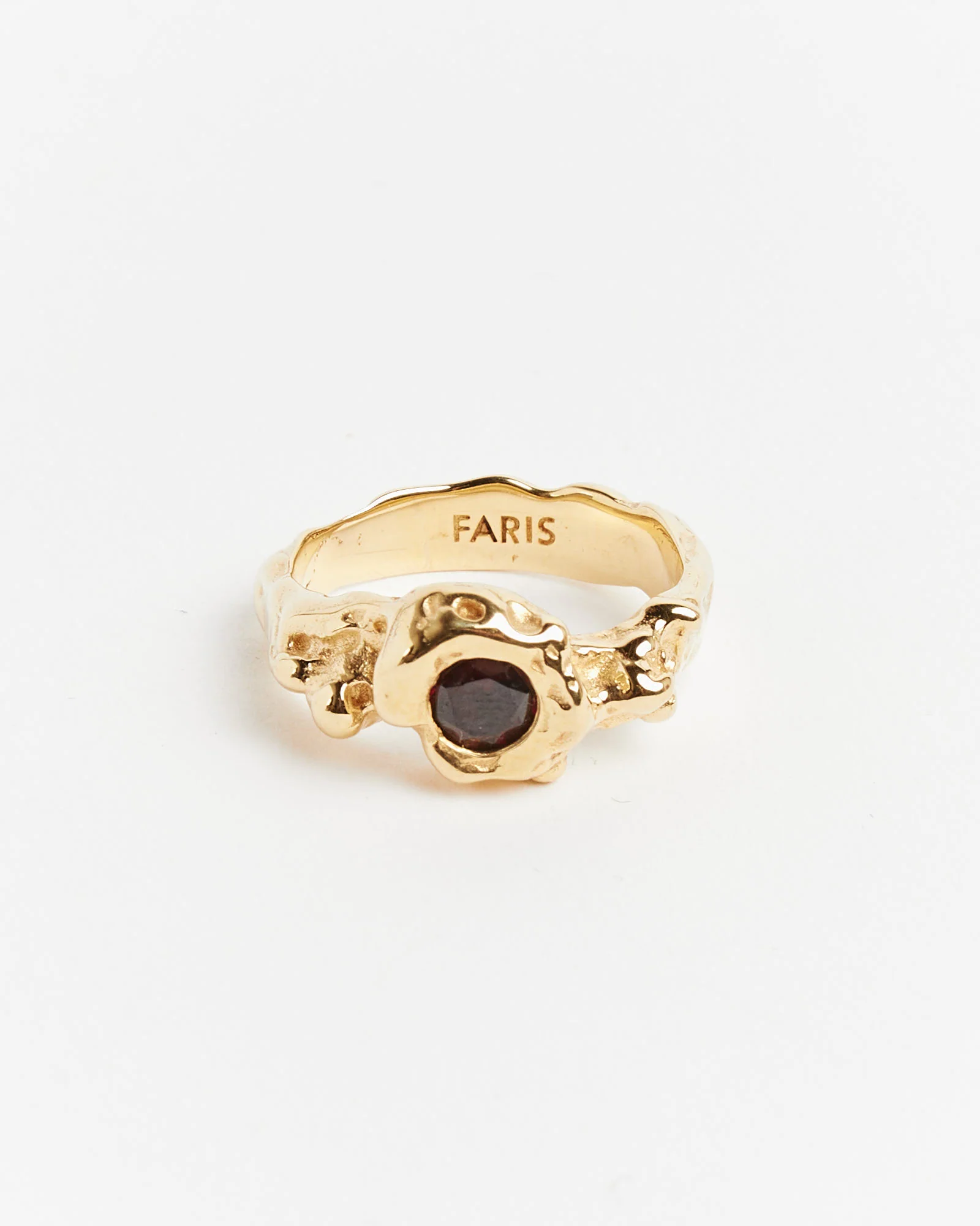 Gold Plated Bronze Spell Ring