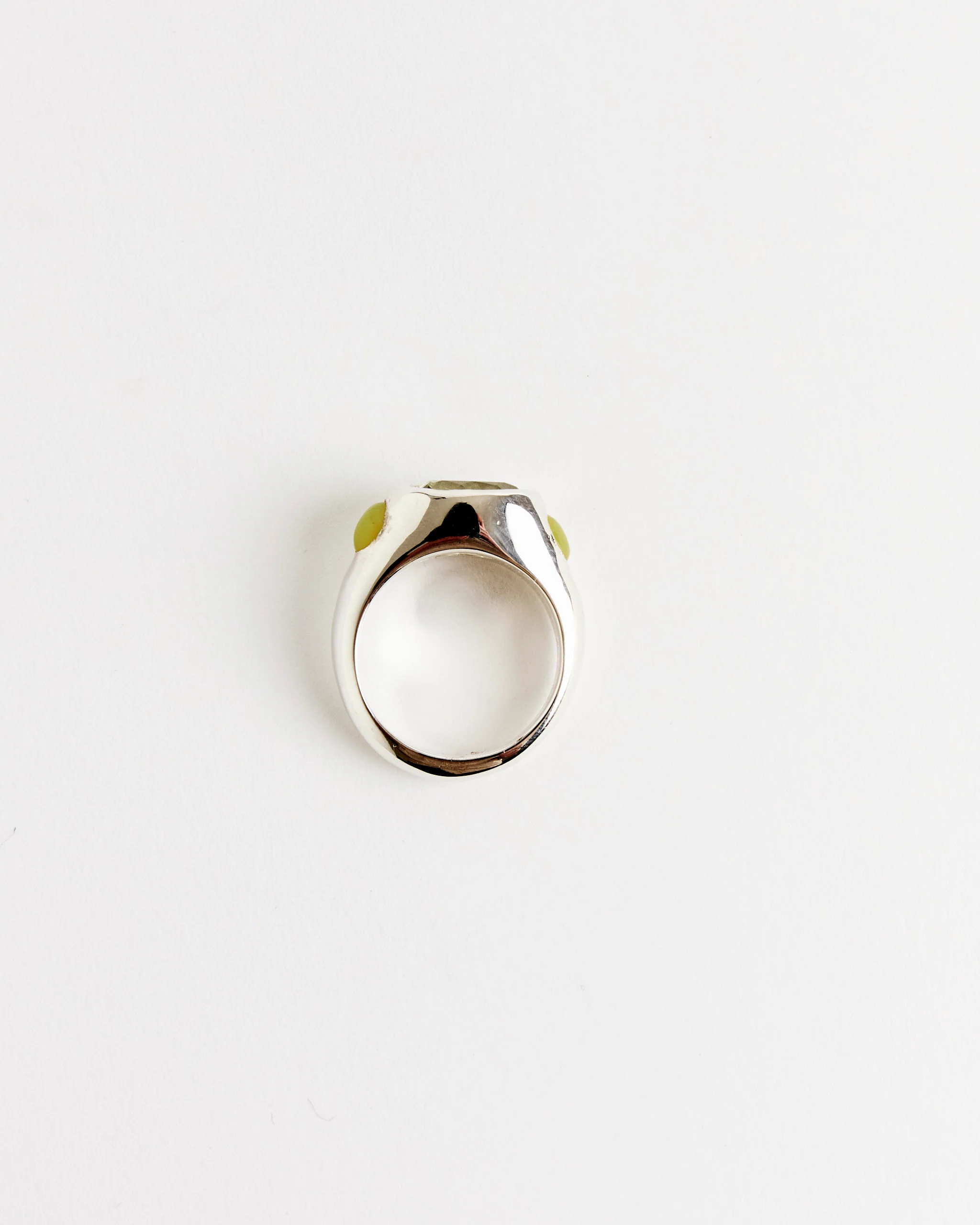 Jelly Ring in SS/Green Amethyst - Image 2