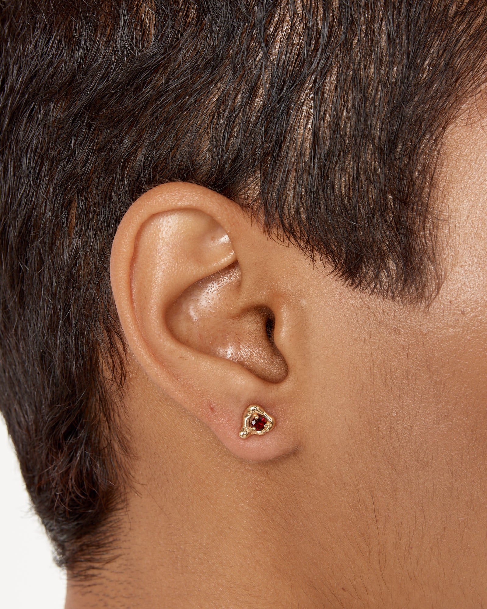 Tash 14K Gold Stud - Image 2
