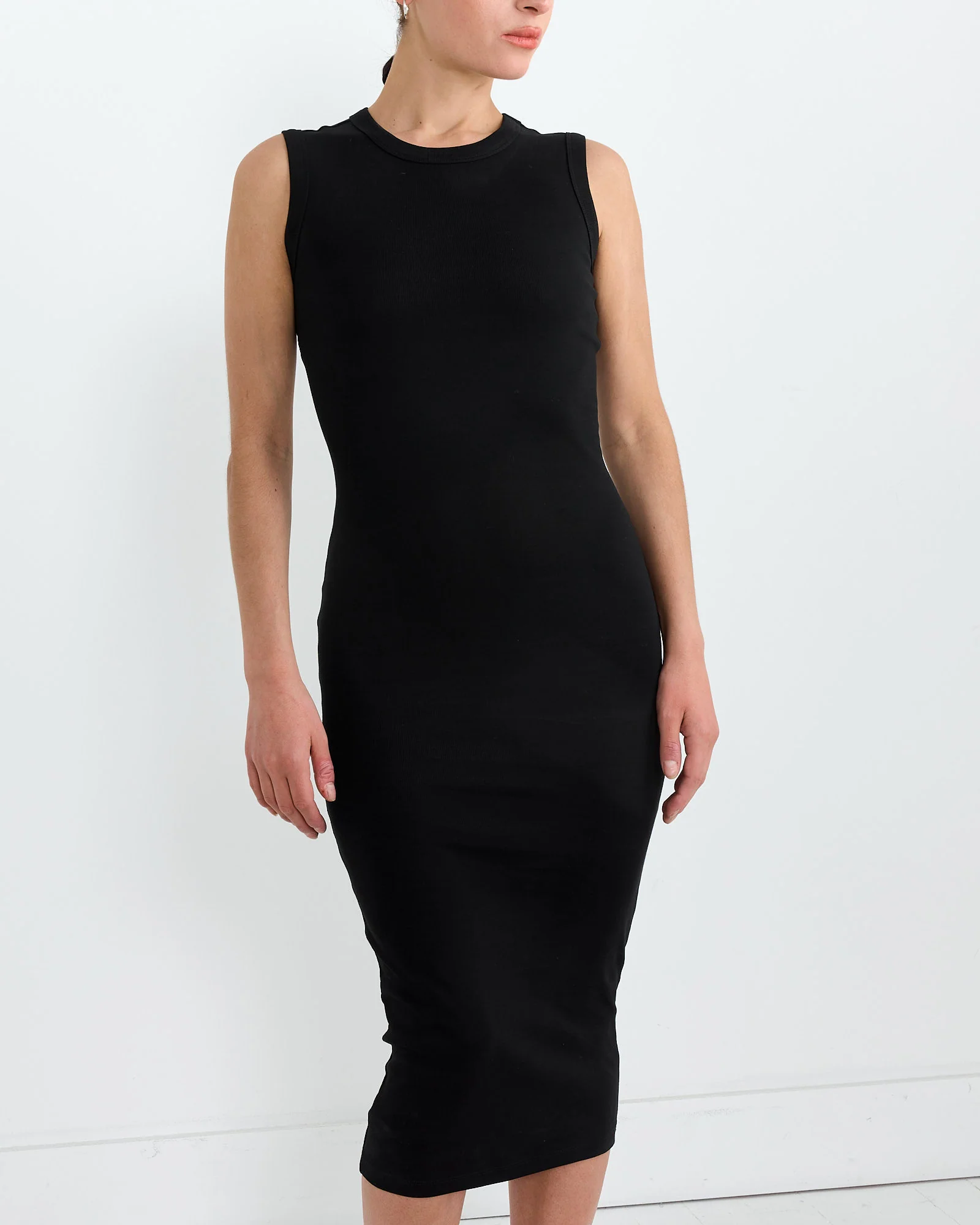 Esme Midi Dress in Black - Image 2