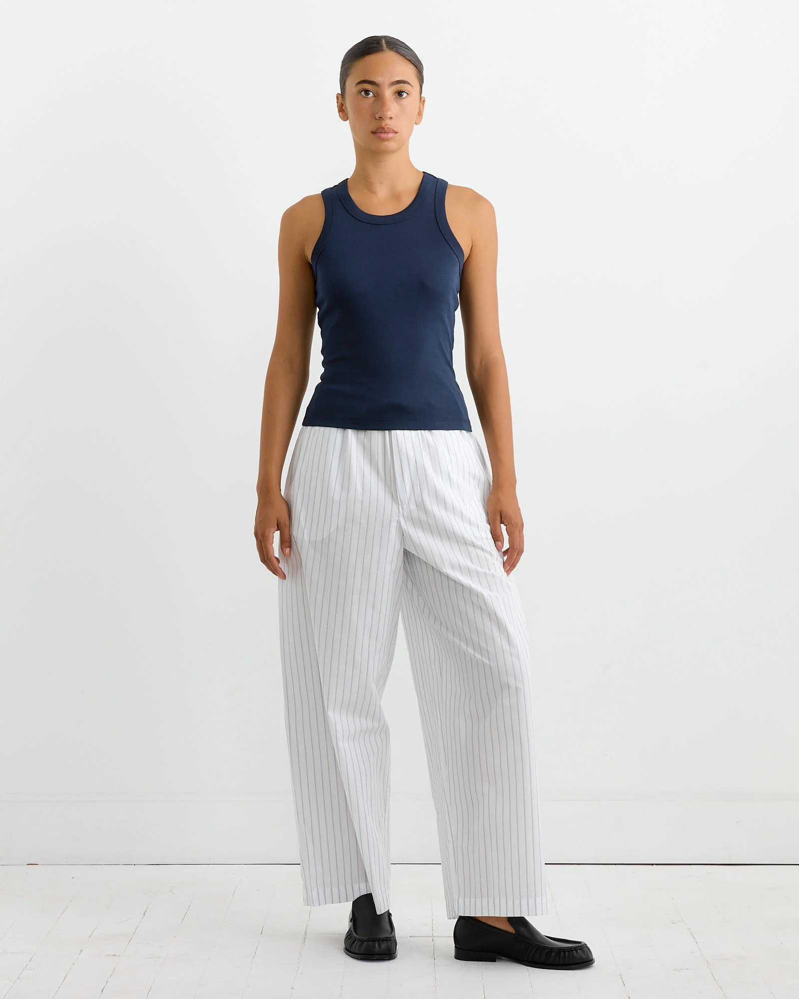 Hannah Tank in Navy - Image 2