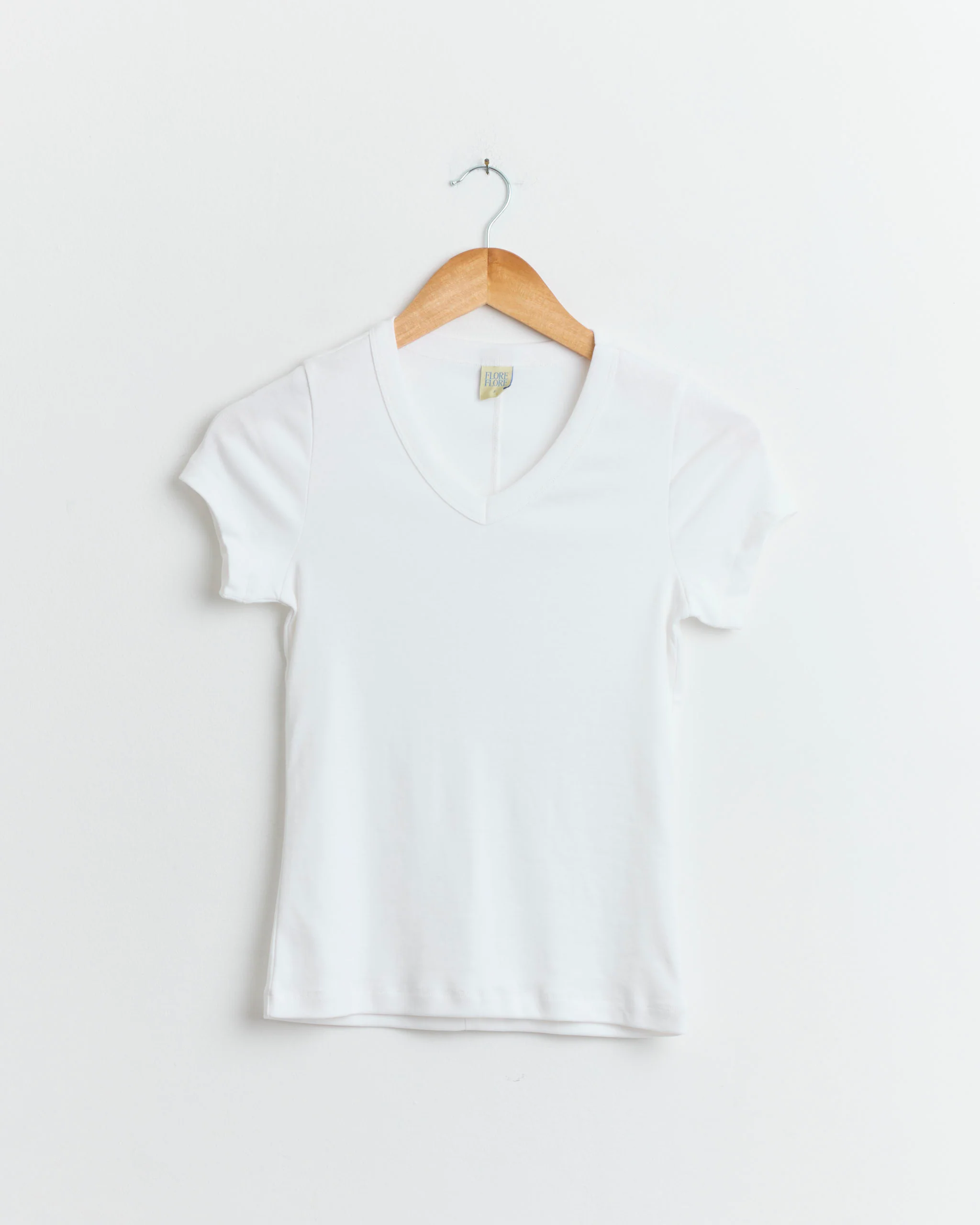 Jill Baby Tee in White