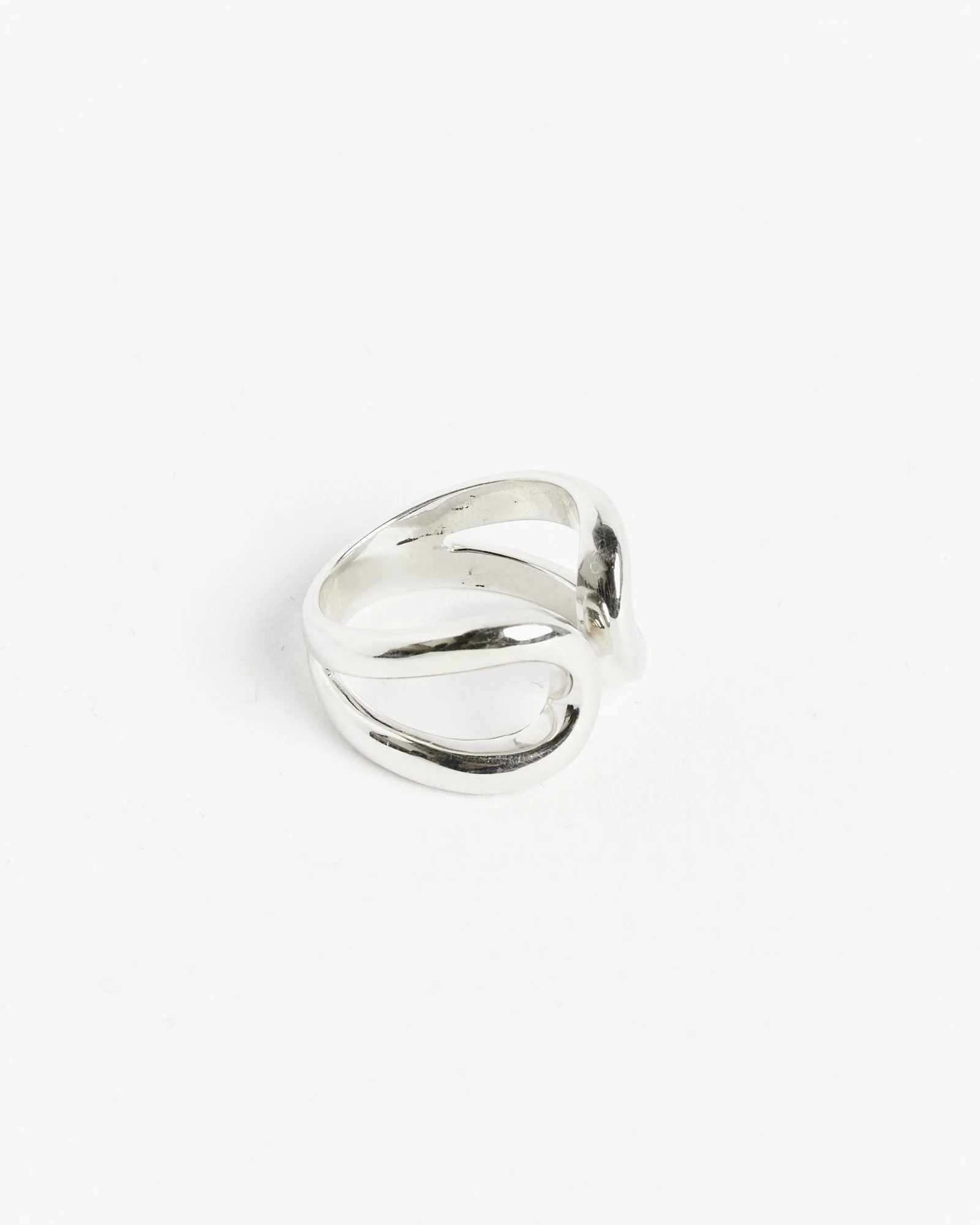 Double Beam Ring in Sterling Silver - Image 4