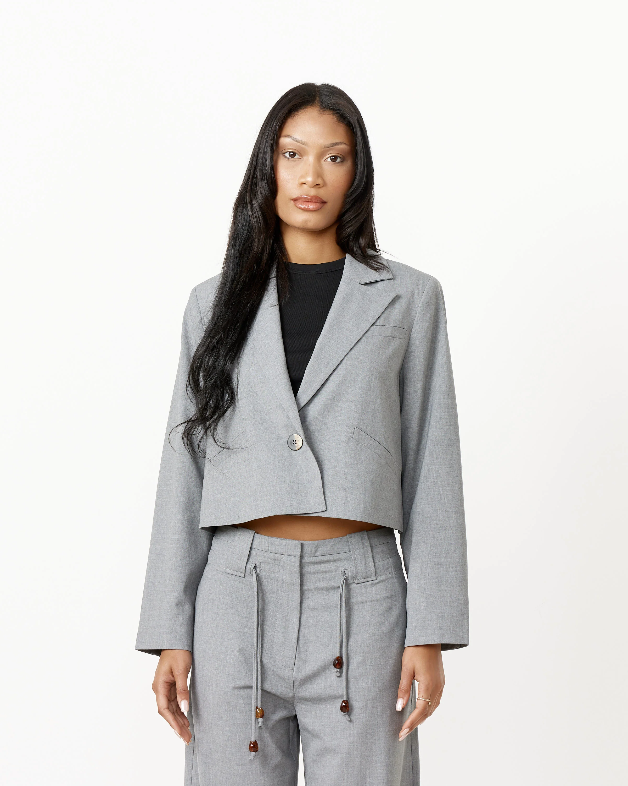 Drapey Short Blazer