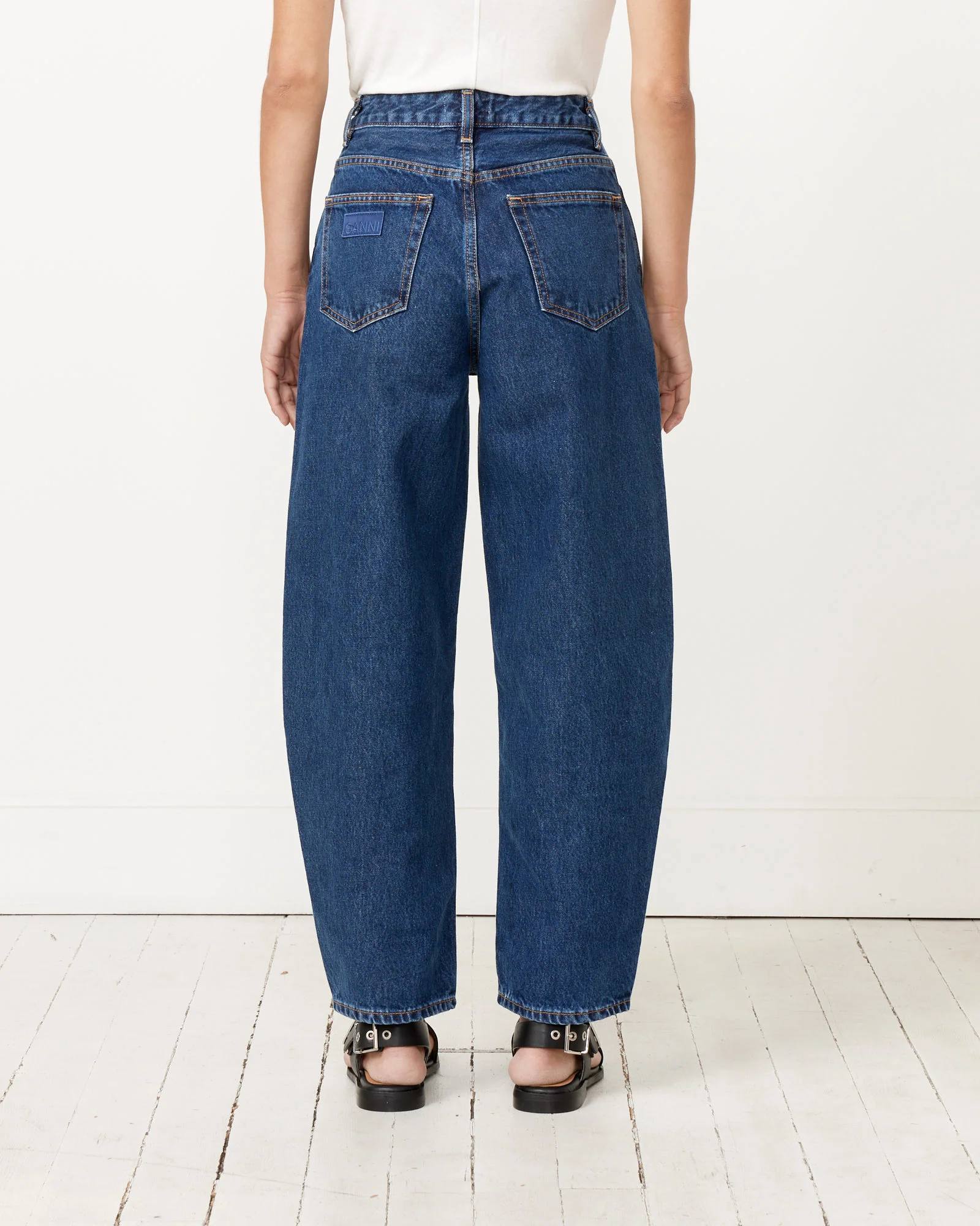Rigid Denim Stary Jean in Dark Blue Stone - Image 5