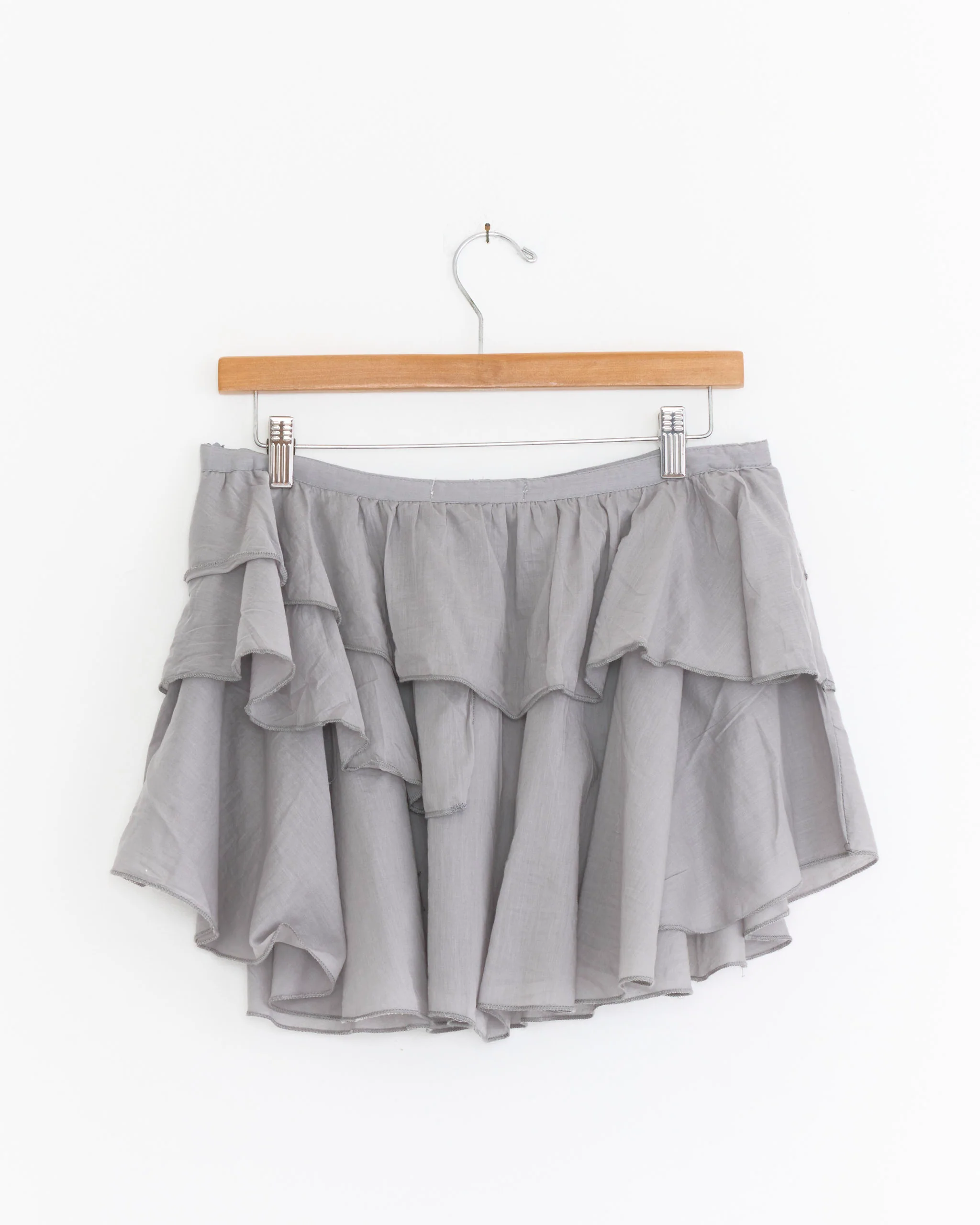 Joan Mini Skirt in Grey - Image 3