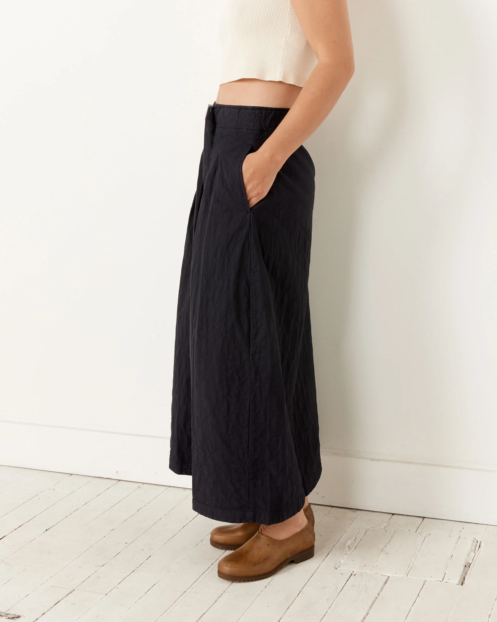 Tulip Skirt in Dark Navy - Image 3