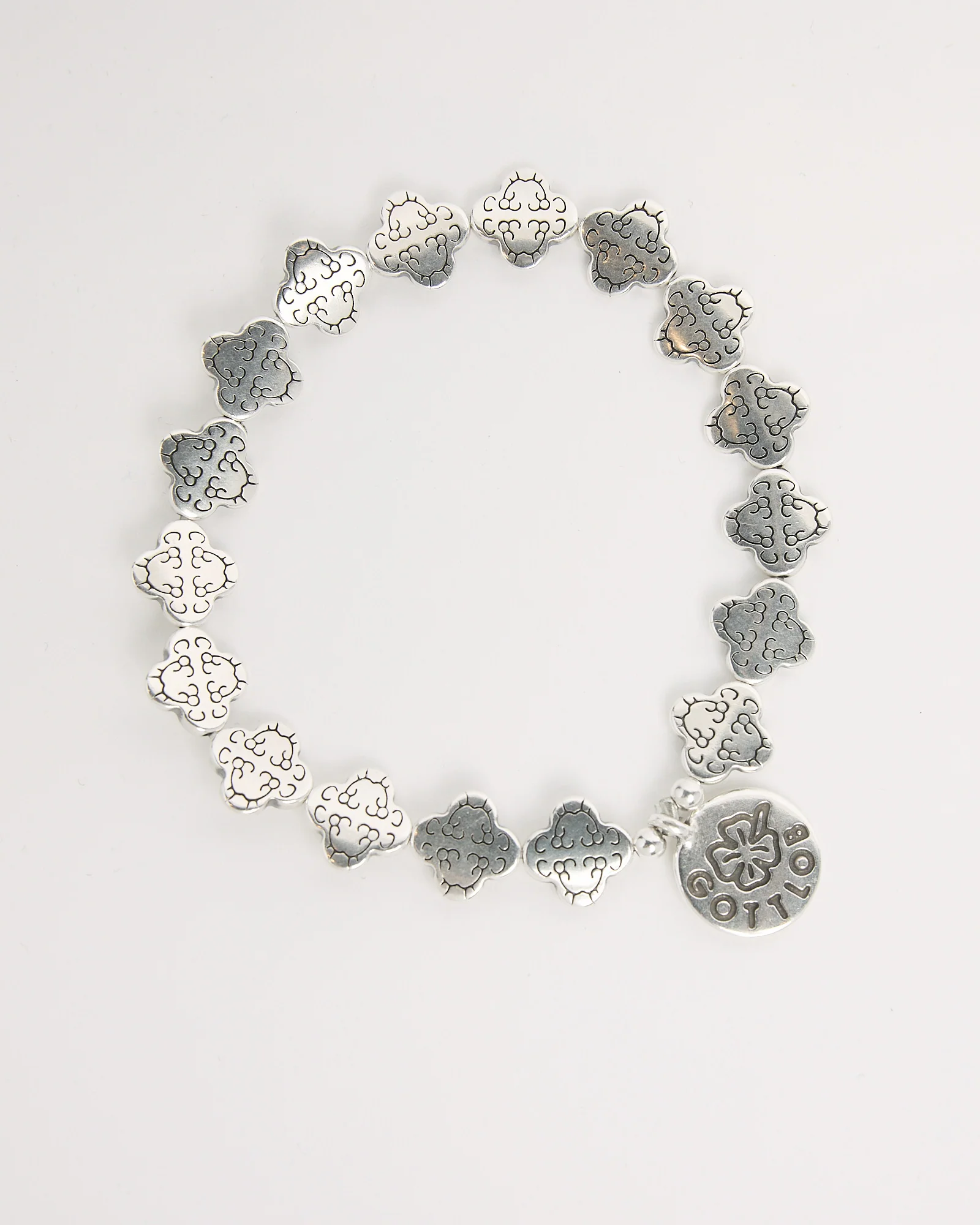 Edition 1 Bracelet in Silver Plated Beads