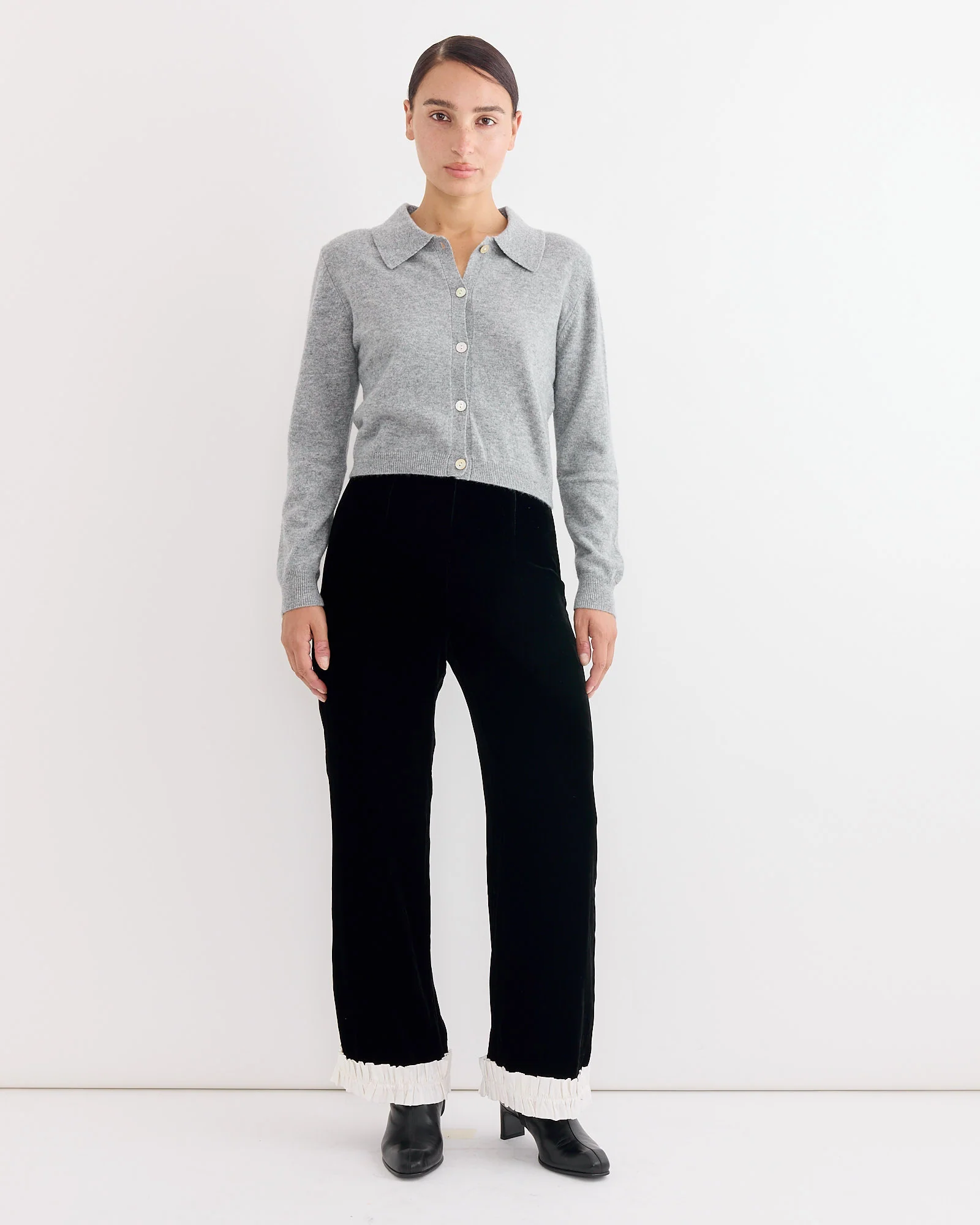 Anselma Cardigan in Grey - Image 2