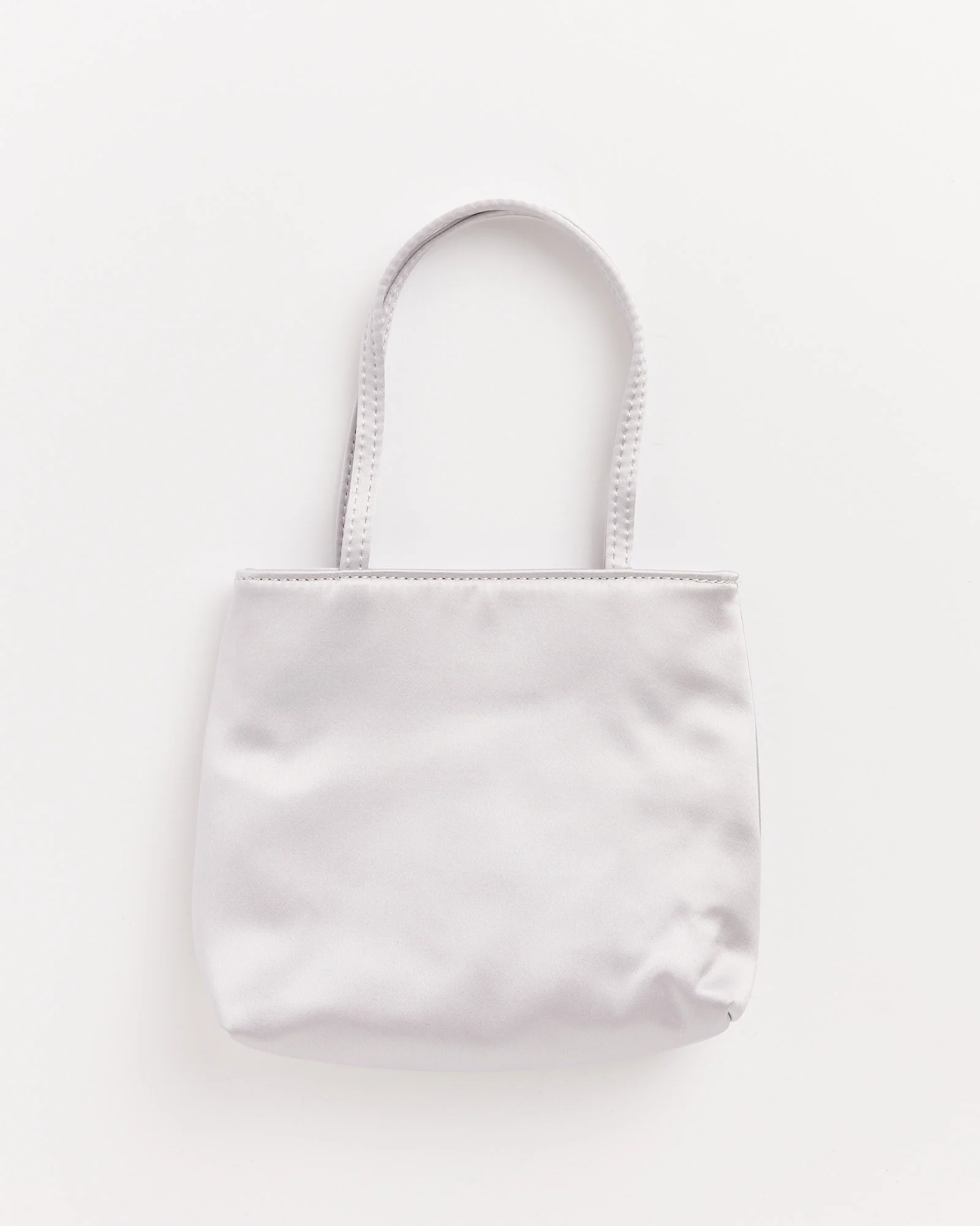 Little Silk Bag in Silver