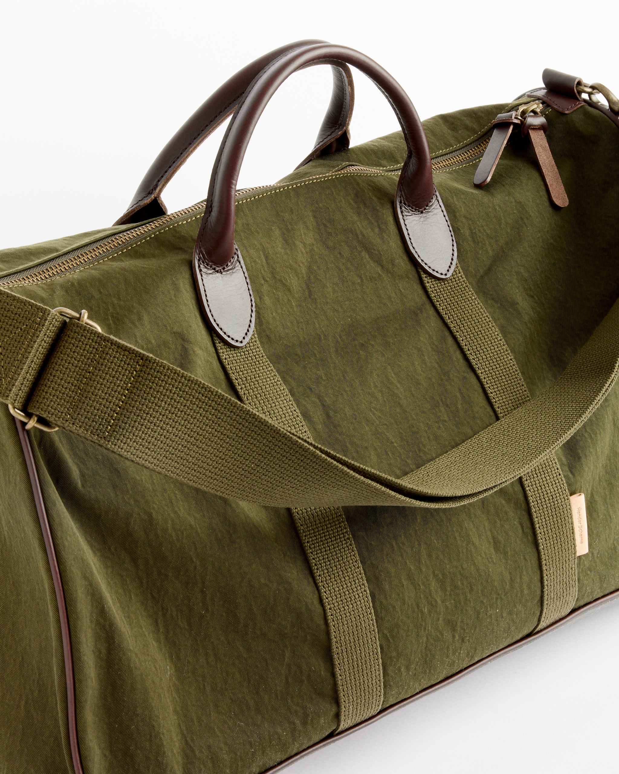 Boston Luggage in Khaki Green - Image 2