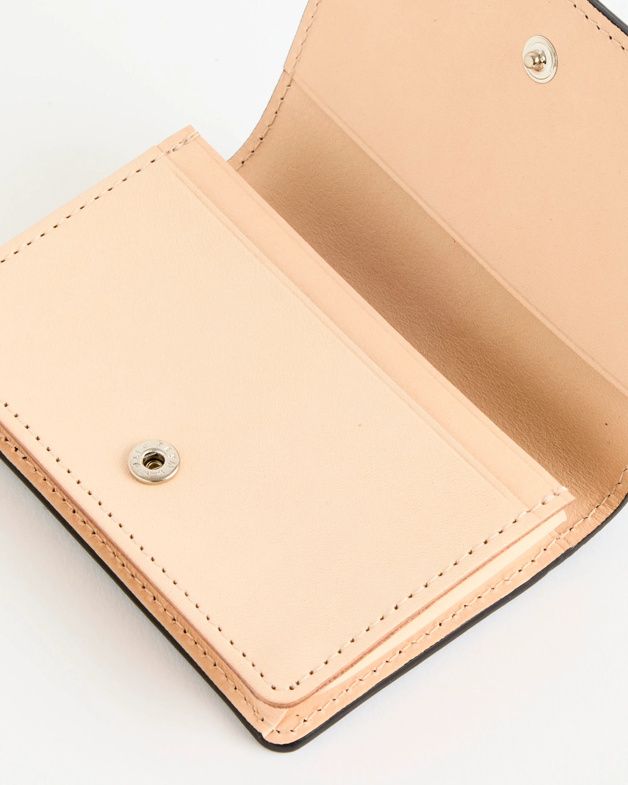 Multilayered Card Case in Black - Image 3