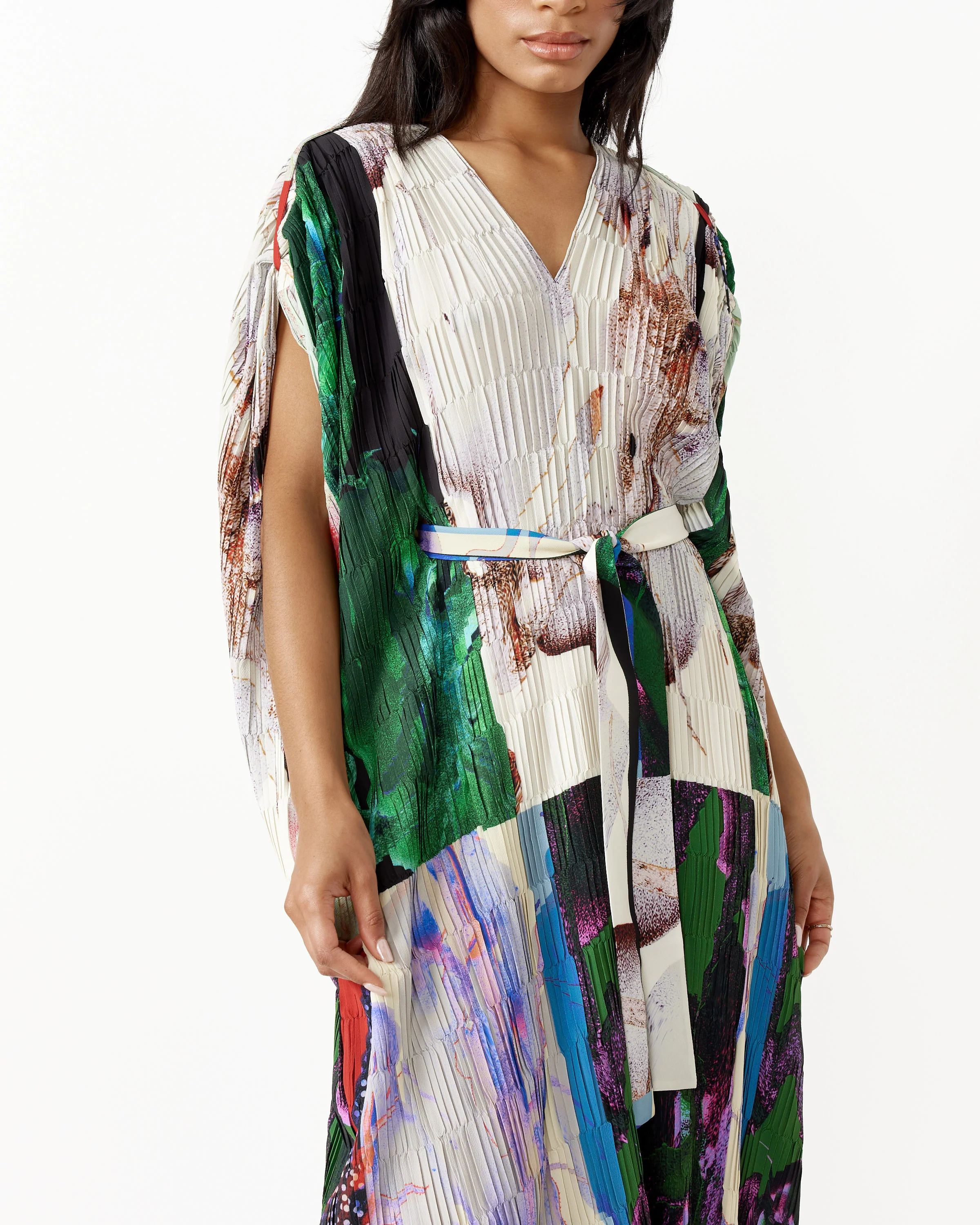 Cherry Plisse Kaftan - Image 7