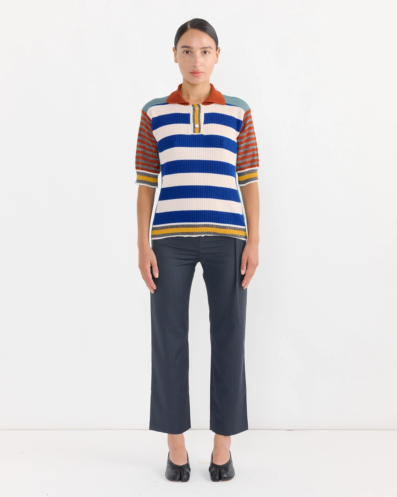 Mix Polo in Teal Mix - Image 3
