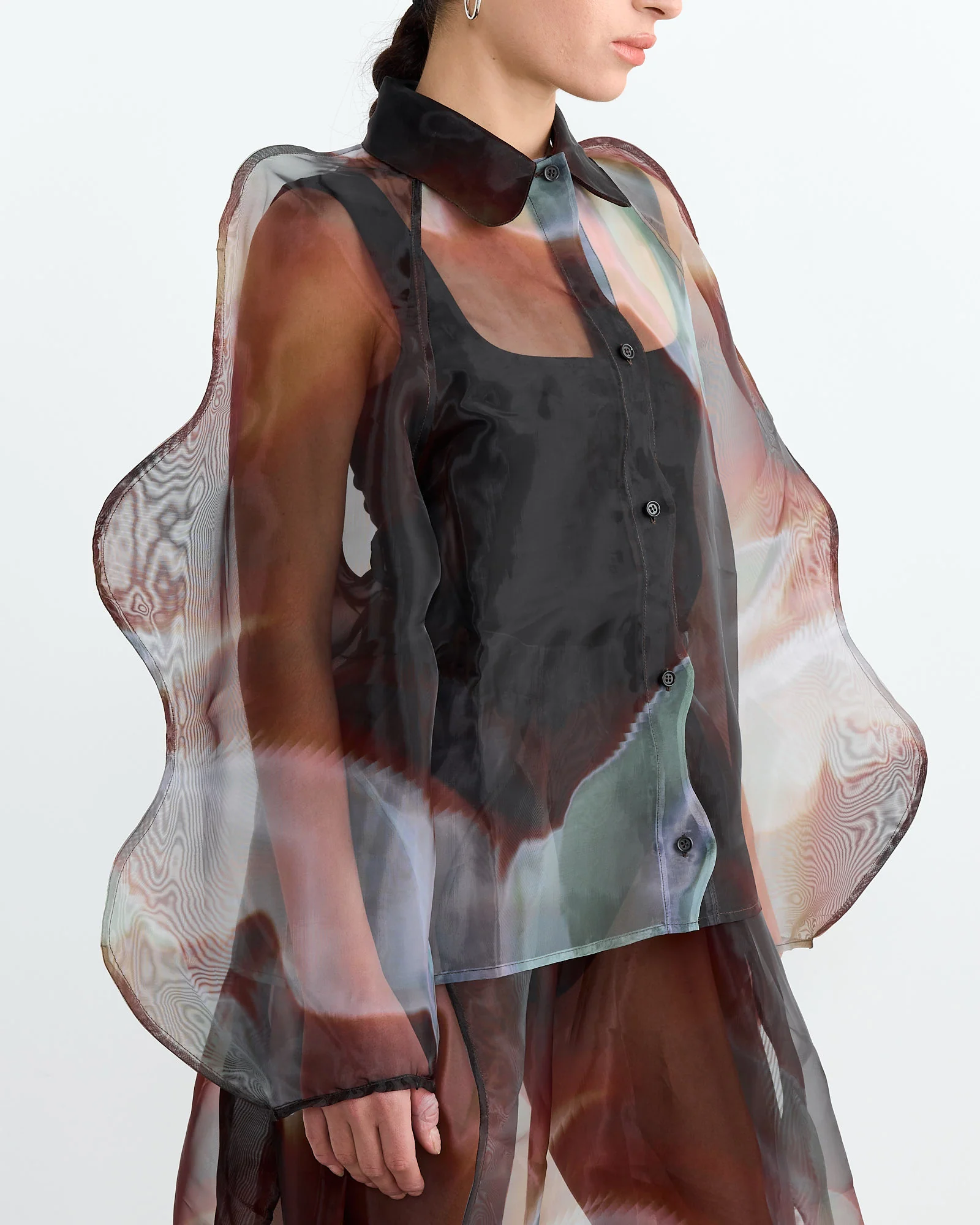 Octo Shirt in Brown Clapping Oysters - Image 3