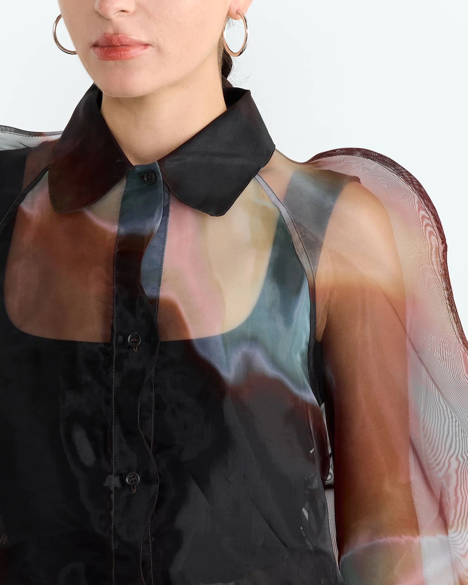 Octo Shirt in Brown Clapping Oysters - Image 4