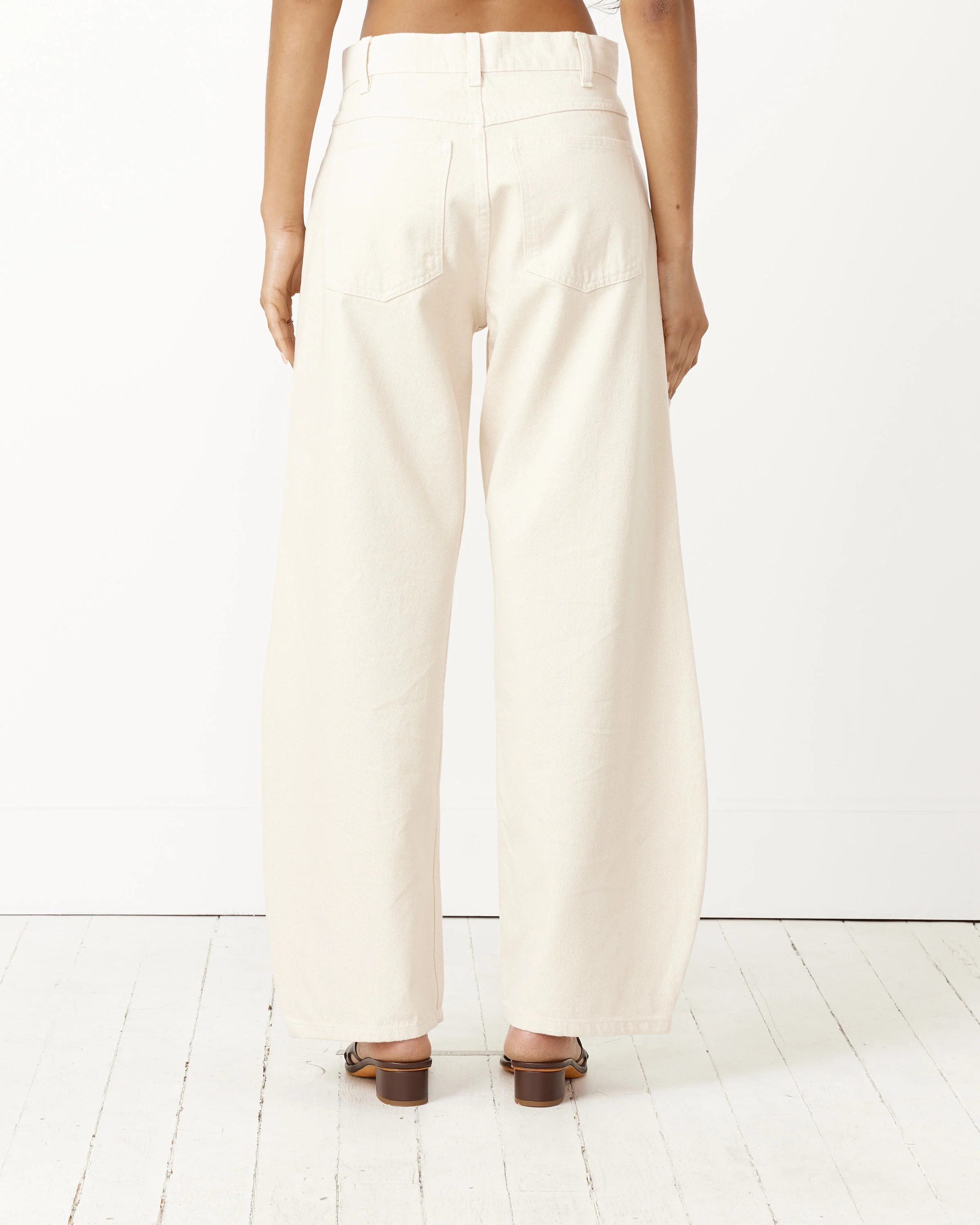 Pipette Pant in Ecru - Image 2