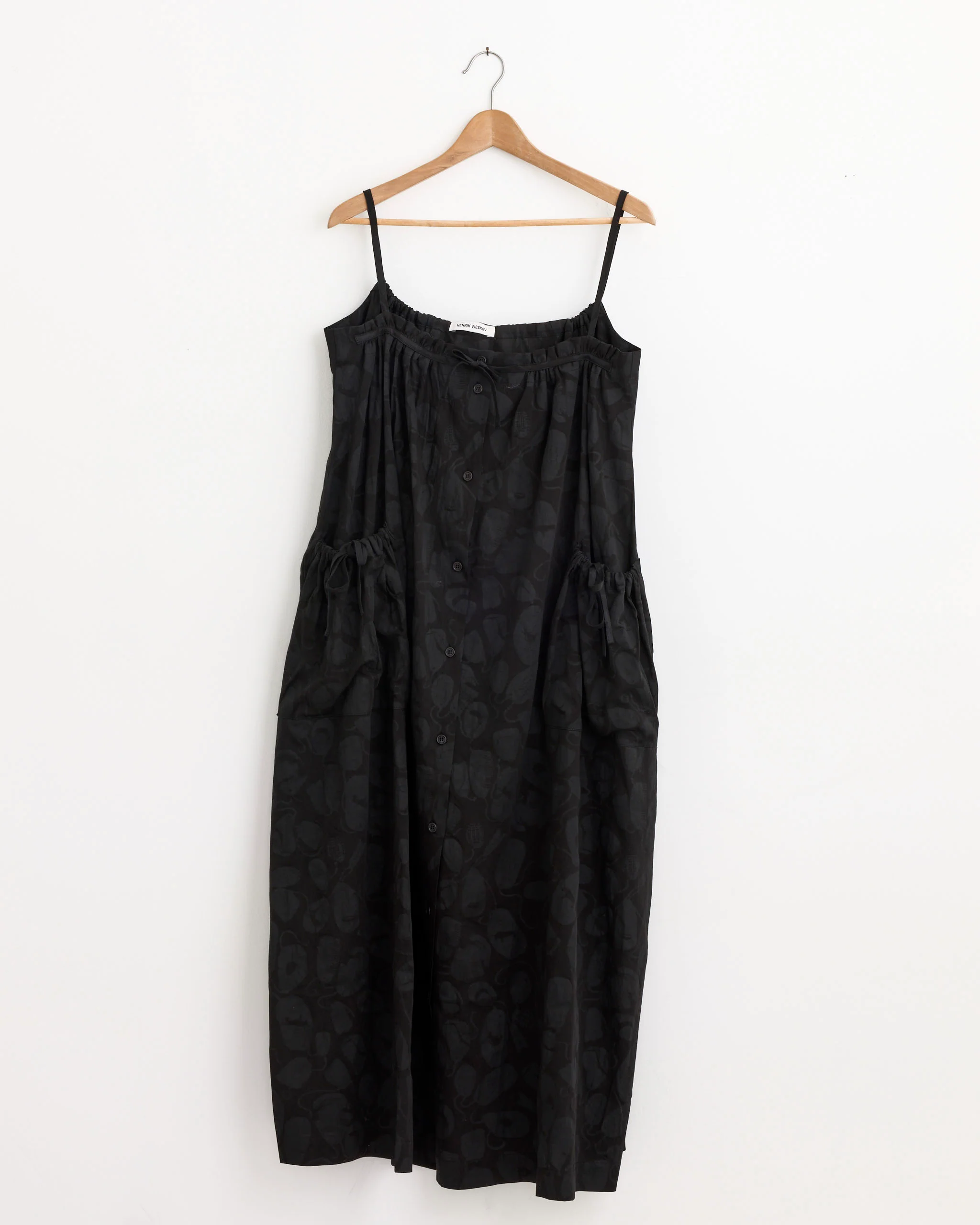 Rooster Dress in Black Amulets