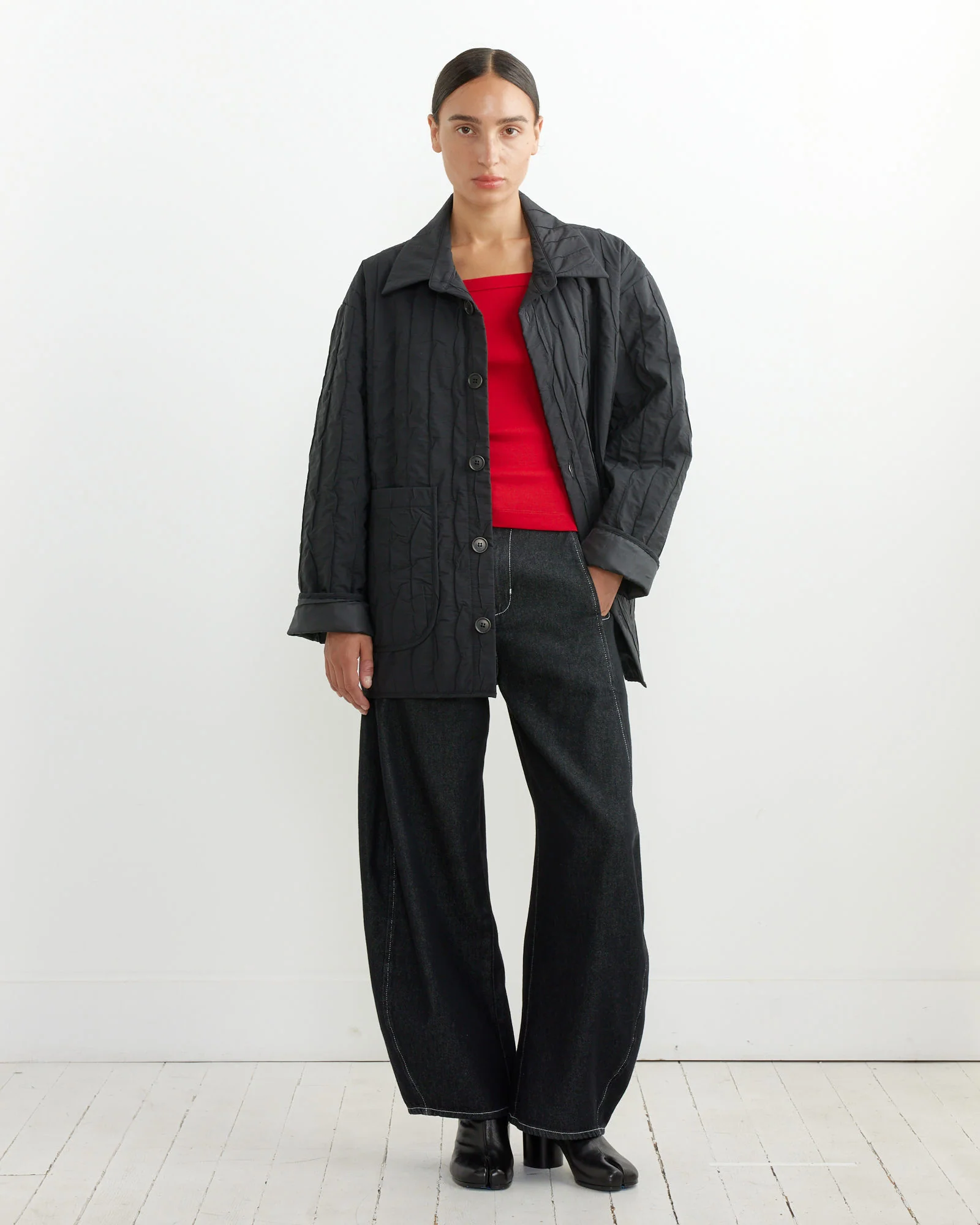 Shade Denim Pant in Dark - Image 2