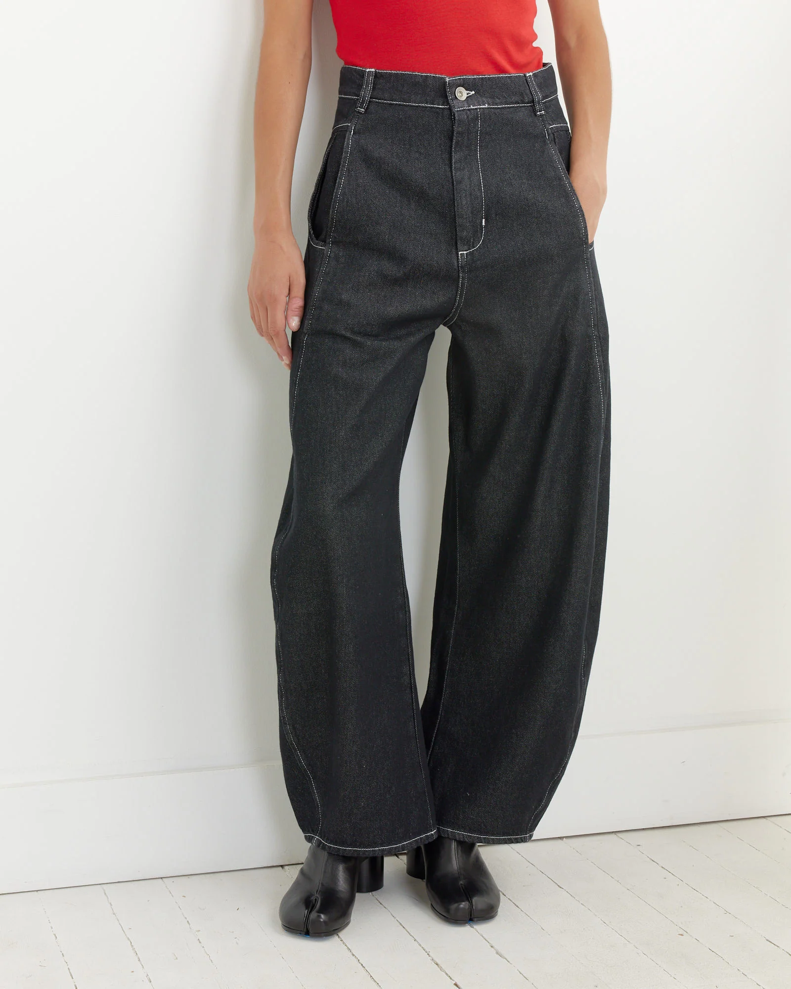 Shade Denim Pant in Dark - Image 3
