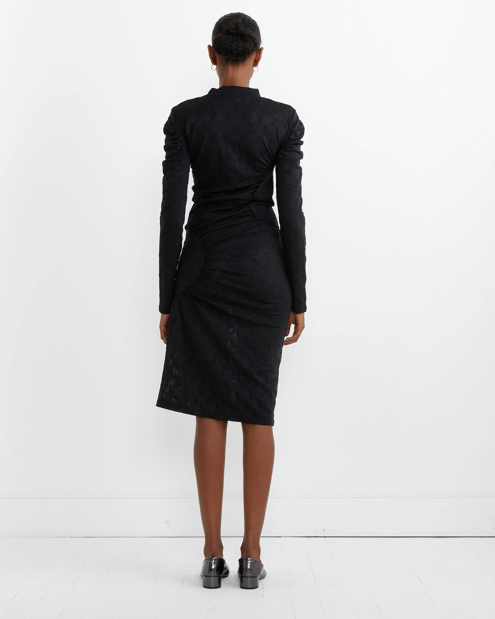 Sun Dress in Black - Image 3