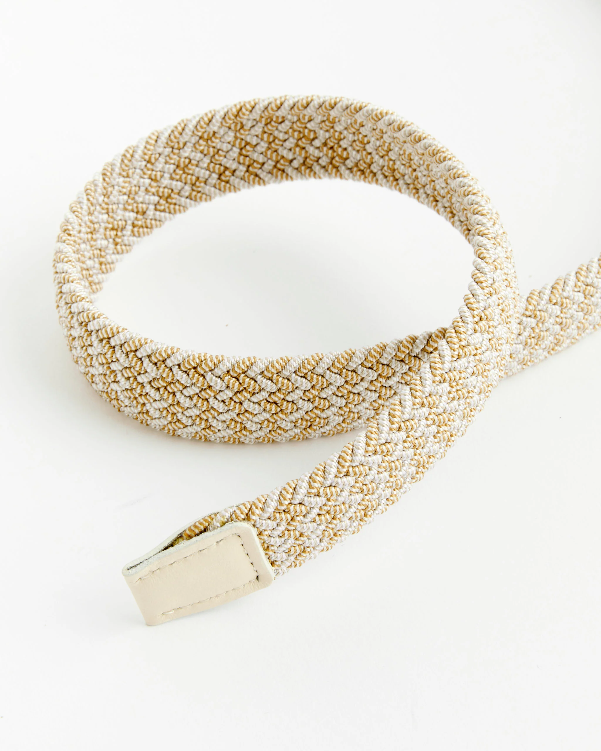 Braided Belt in Beige - Image 2