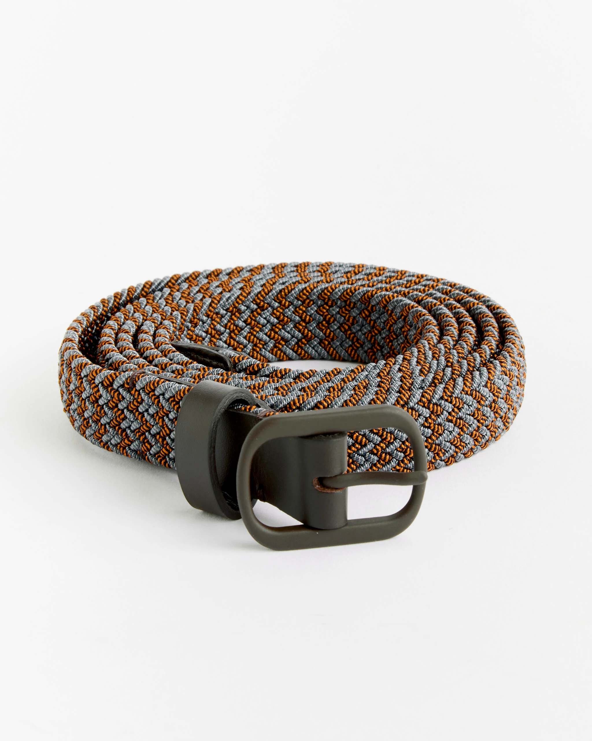 Braided Belt in Brown