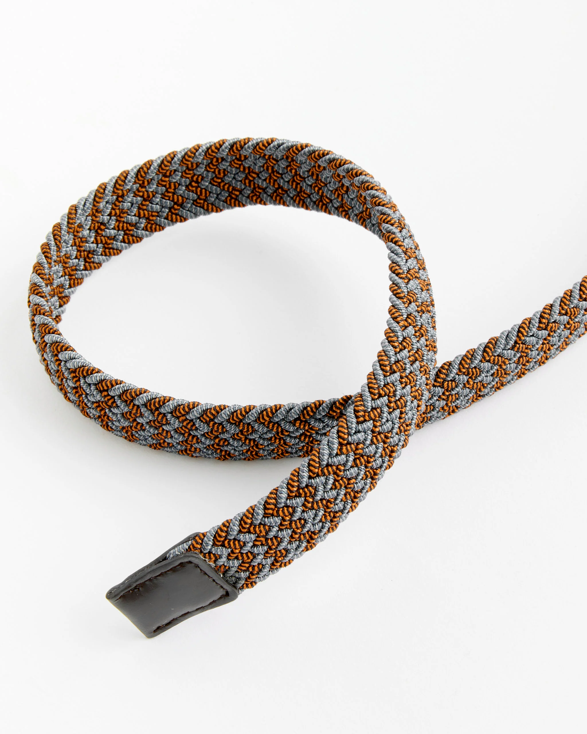 Braided Belt in Brown - Image 2